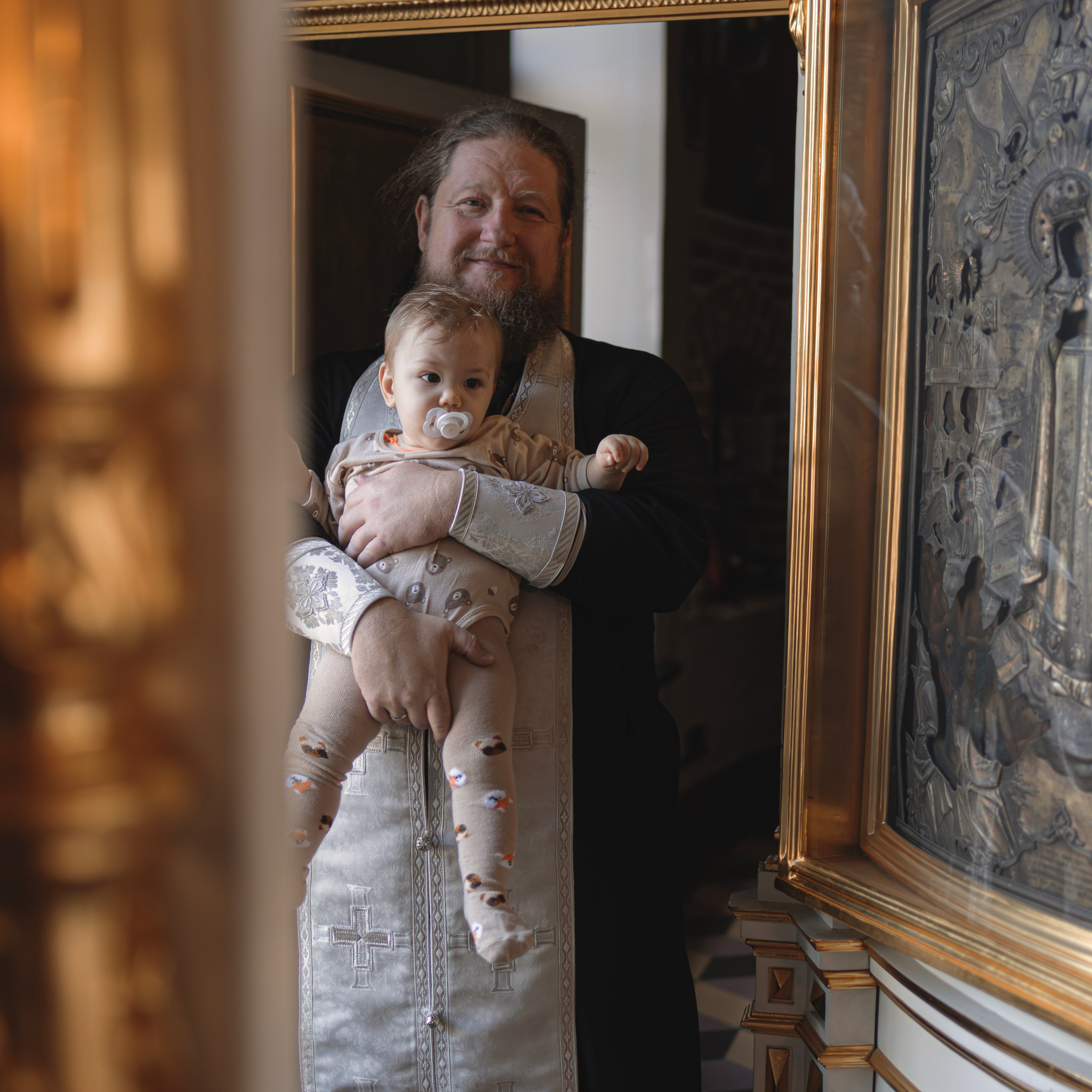 Крещение в Храме Живоначальной Троицы. Семейный фотограф в Москве 📸