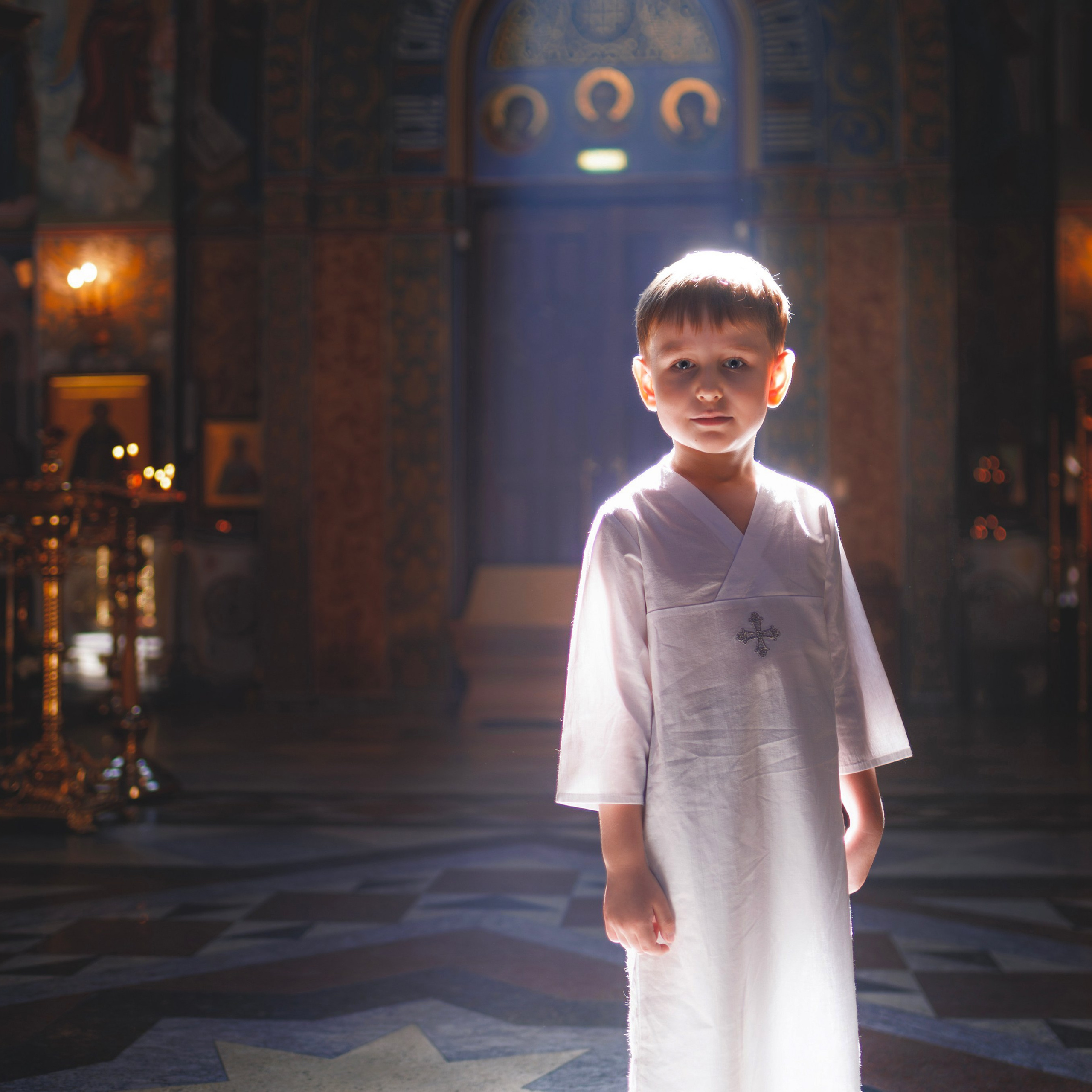 Таинство Крещения в Храме Сергия Радонежского. Семейный фотограф в Москве 📸