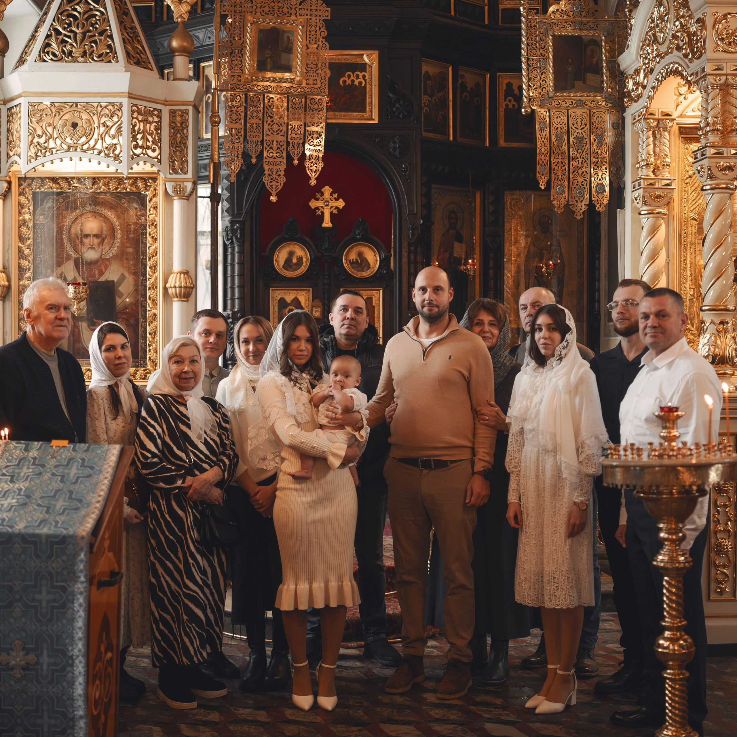 Фотограф на Крещение в Храме иконы Божией Матери Нечаянная Радость. Семейный фотограф в Москве 📸