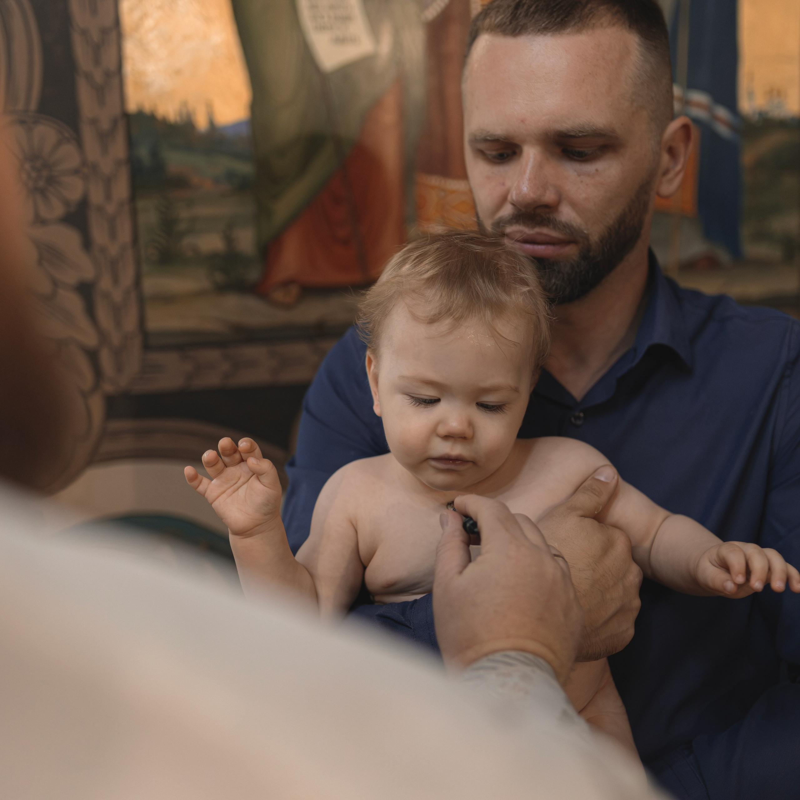 Крещение в Храме Живоначальной Троицы. Семейный фотограф в Москве 📸