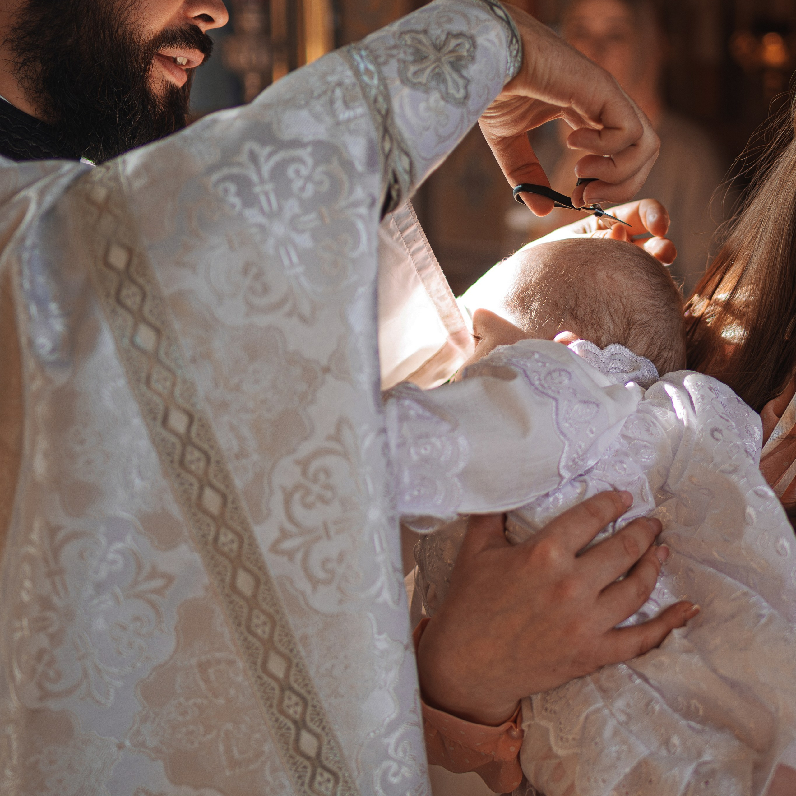 Фотосъёмка крещения в Митине, Храм Рождества Христова. Семейный фотограф в Москве 📸