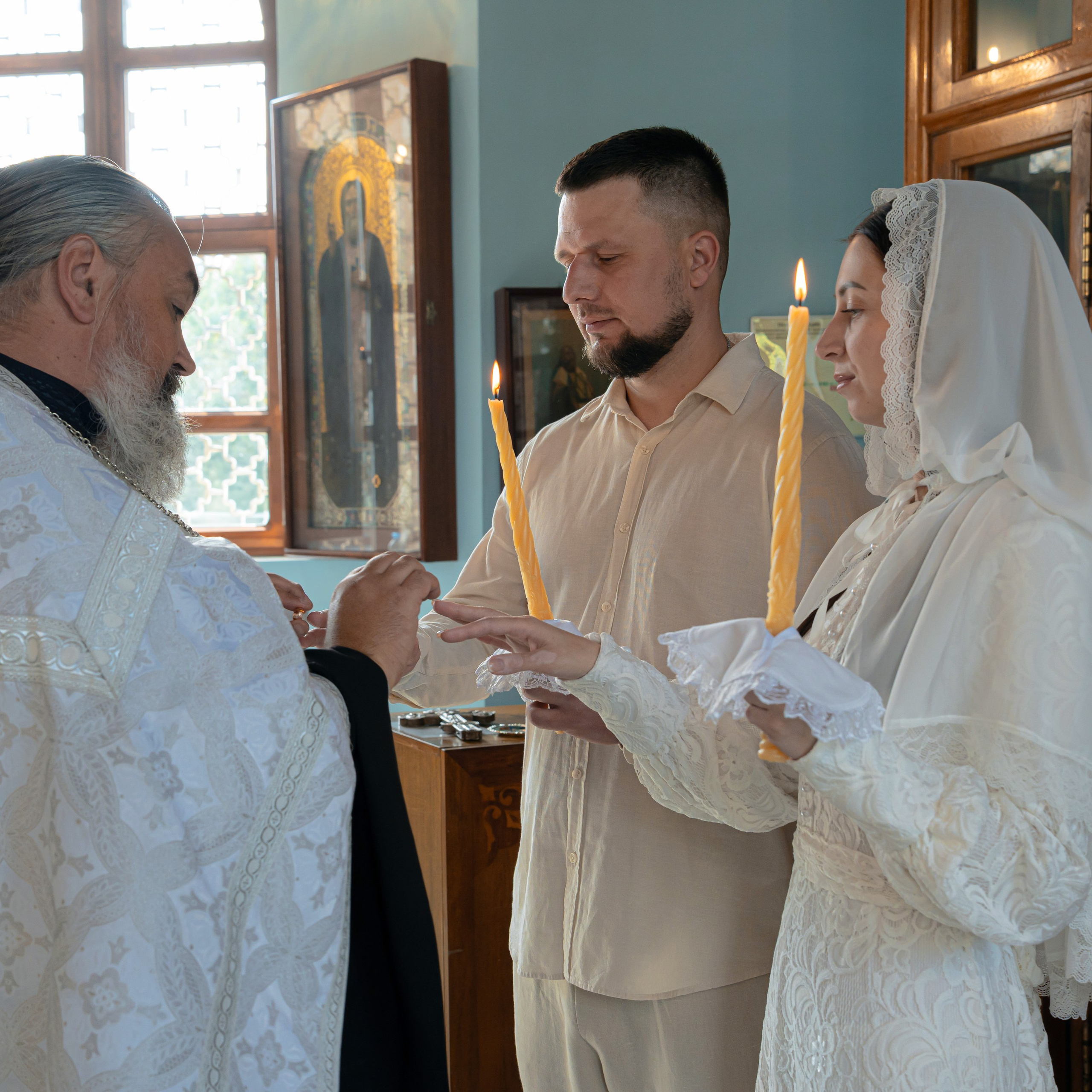 Венчание в Церкви иконы Божьей Матери Знамение. Семейный фотограф в Москве 📸