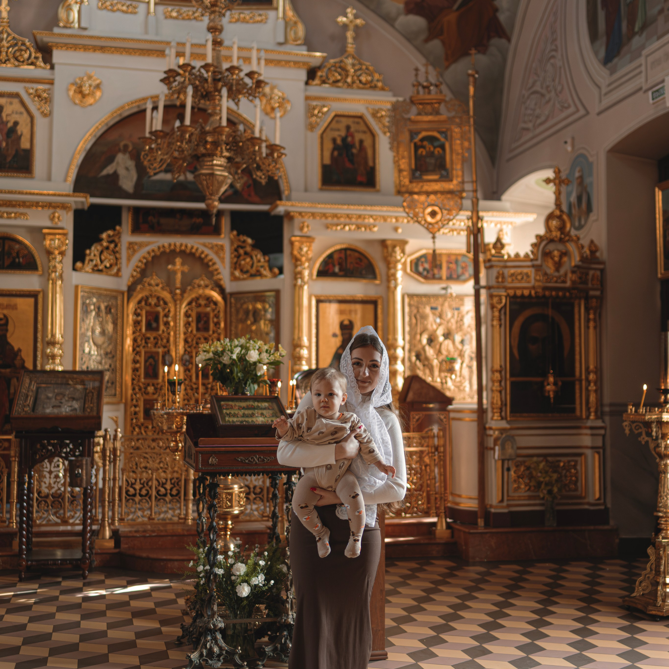 Крещение в Храме Живоначальной Троицы. Семейный фотограф в Москве 📸