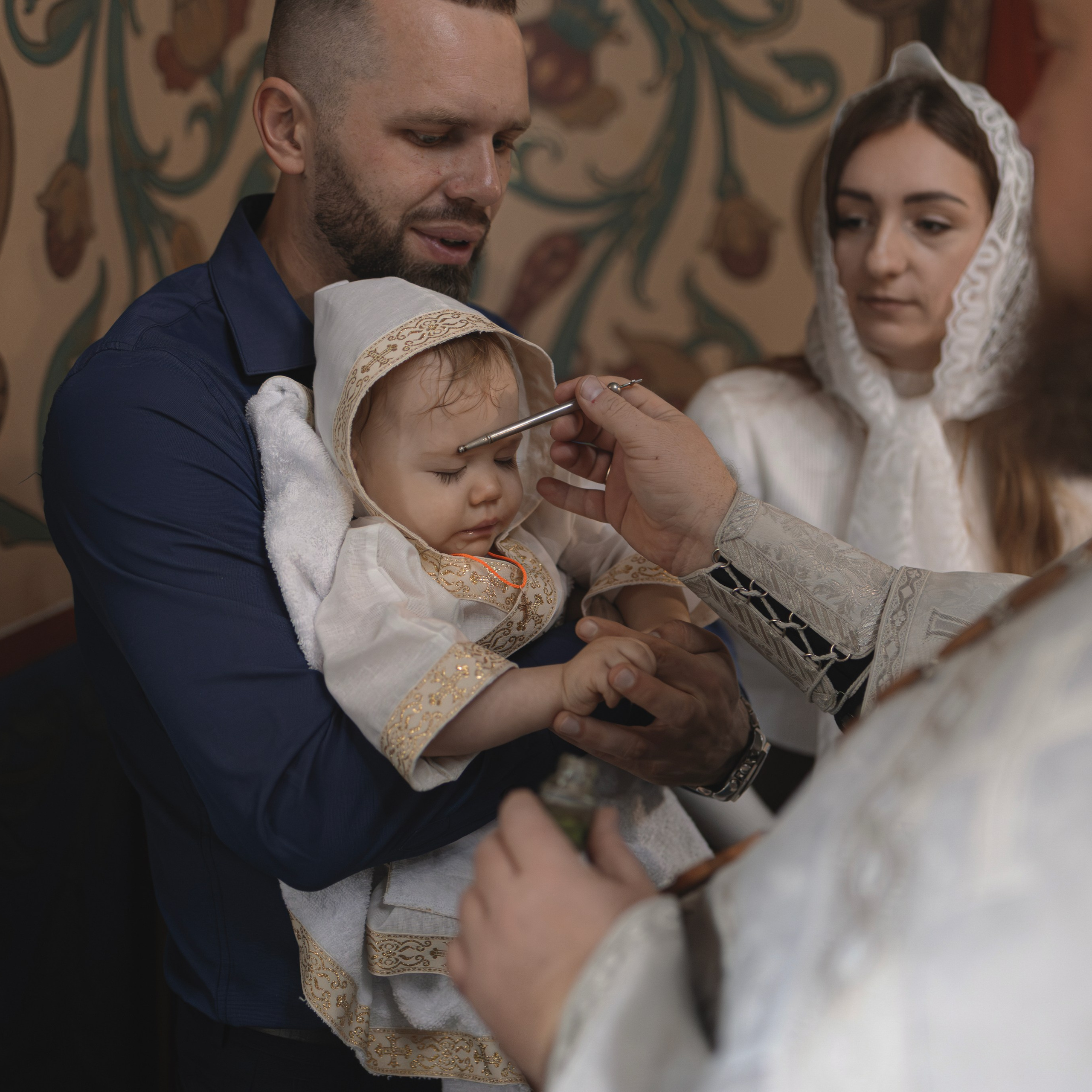 Крещение в Храме Живоначальной Троицы. Семейный фотограф в Москве 📸