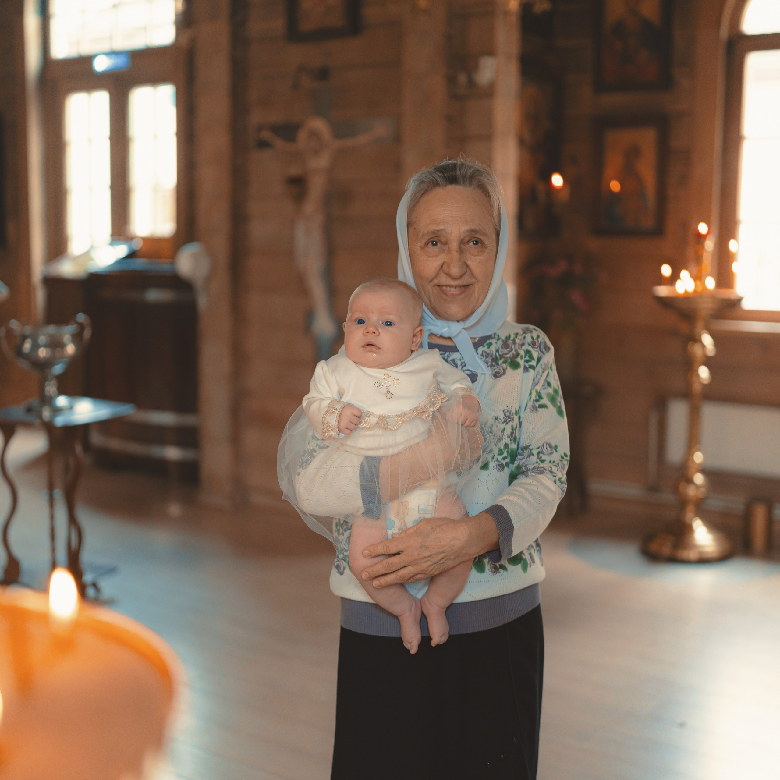 Крещение в Храме Св. Феодора Ушакова в Новогиреево. Семейный фотограф в Москве 📸