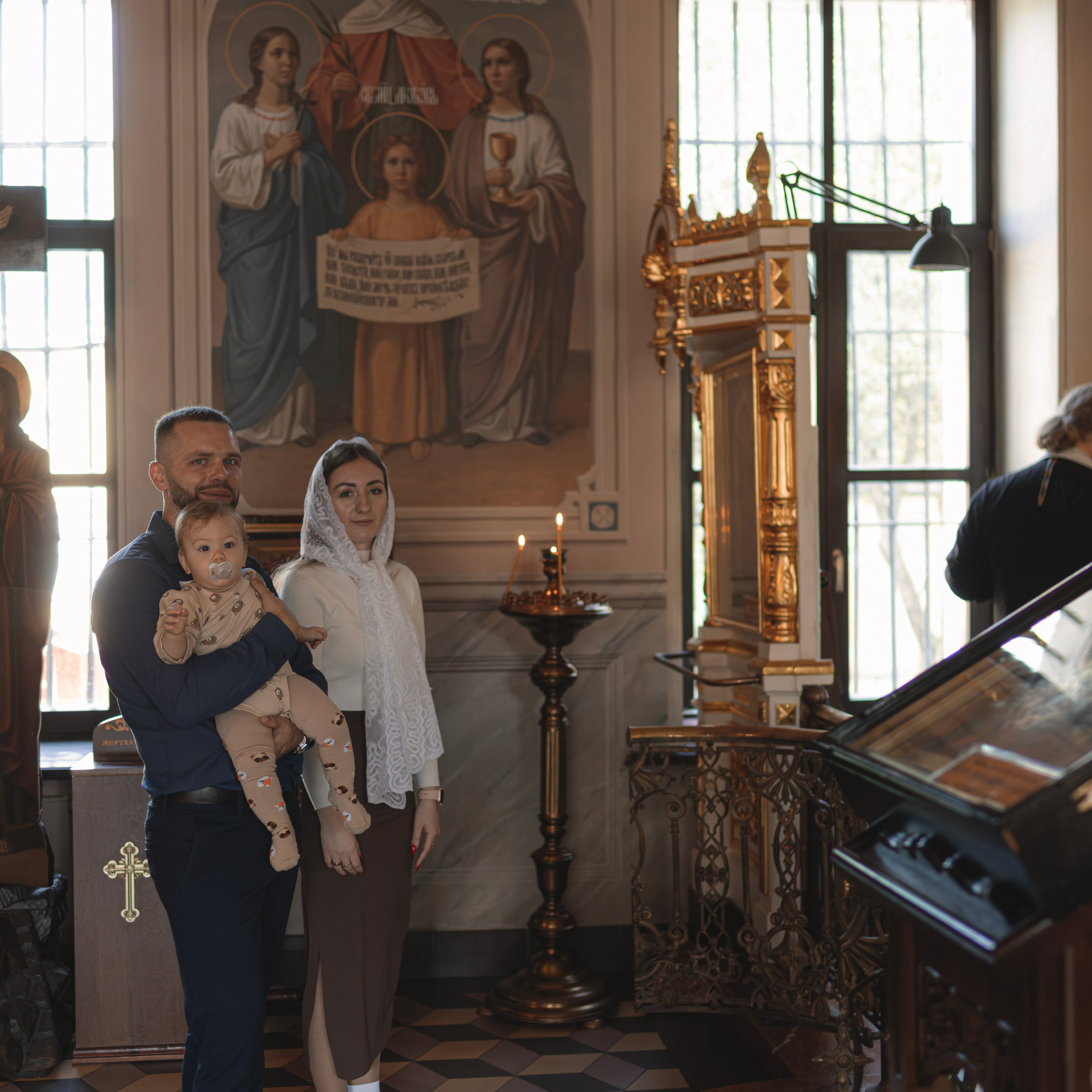 Крещение в Храме Живоначальной Троицы. Семейный фотограф в Москве 📸