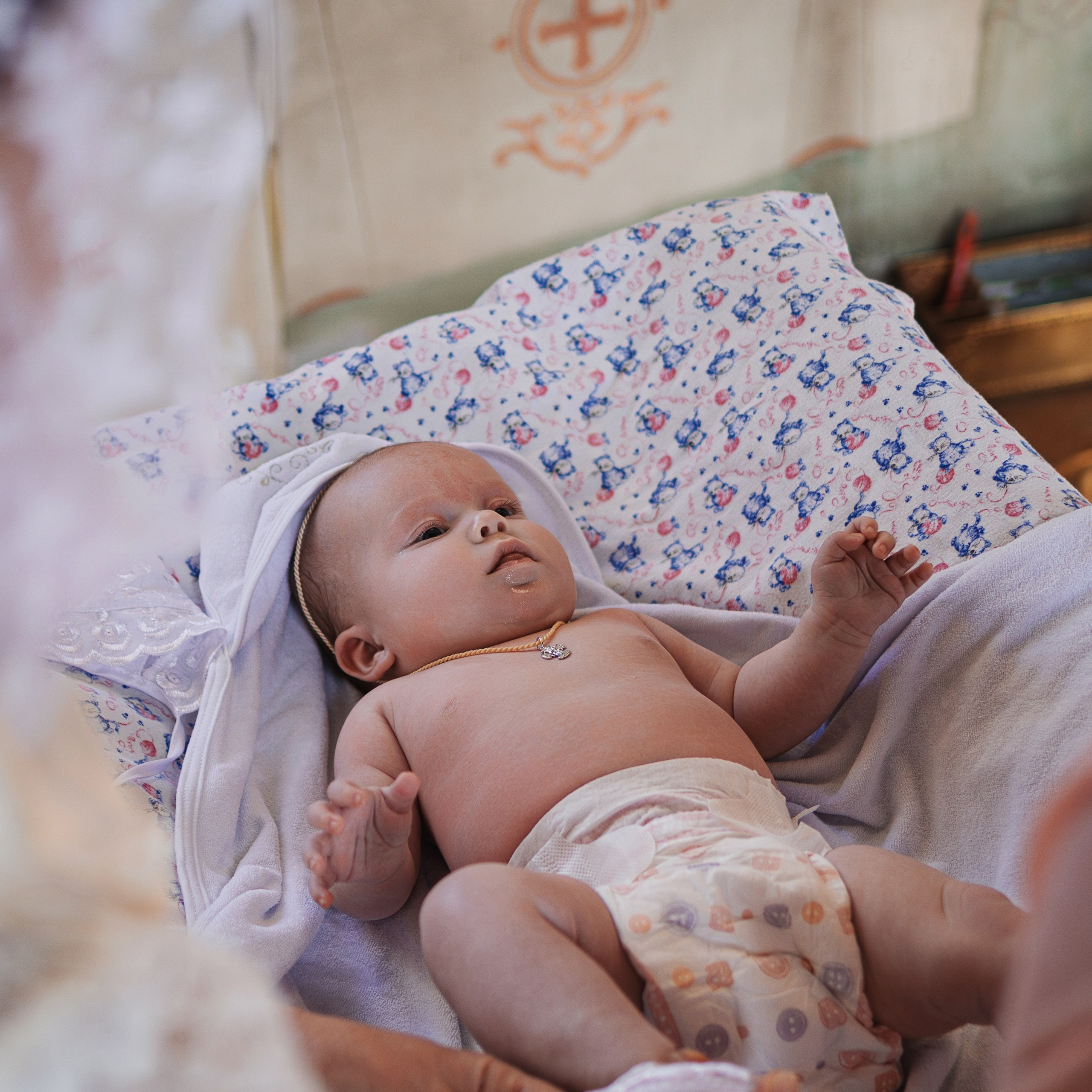 Фотосъёмка крещения в Митине, Храм Рождества Христова. Семейный фотограф в Москве 📸