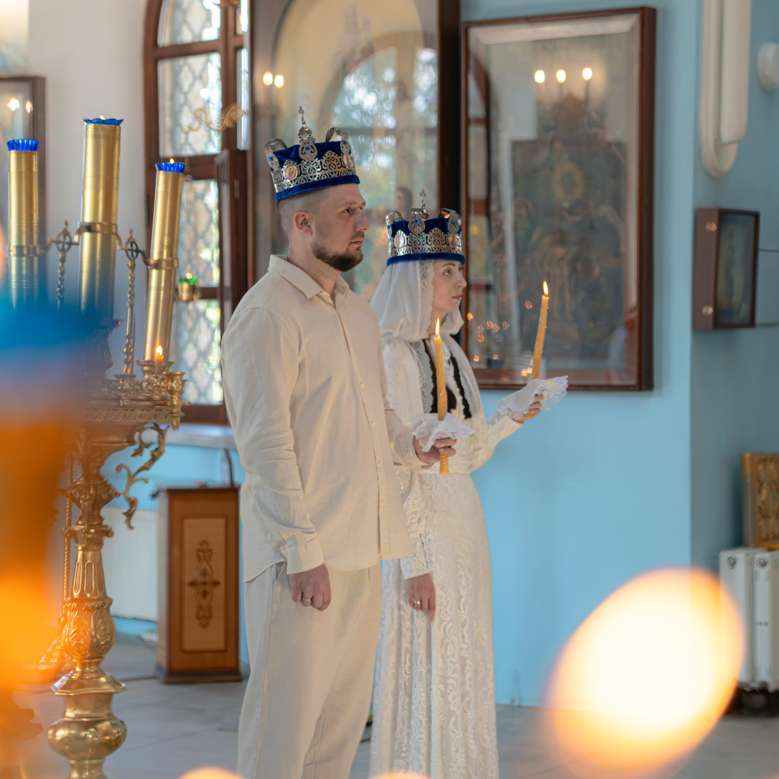 Венчание в Церкви иконы Божьей Матери Знамение. Семейный фотограф в Москве 📸