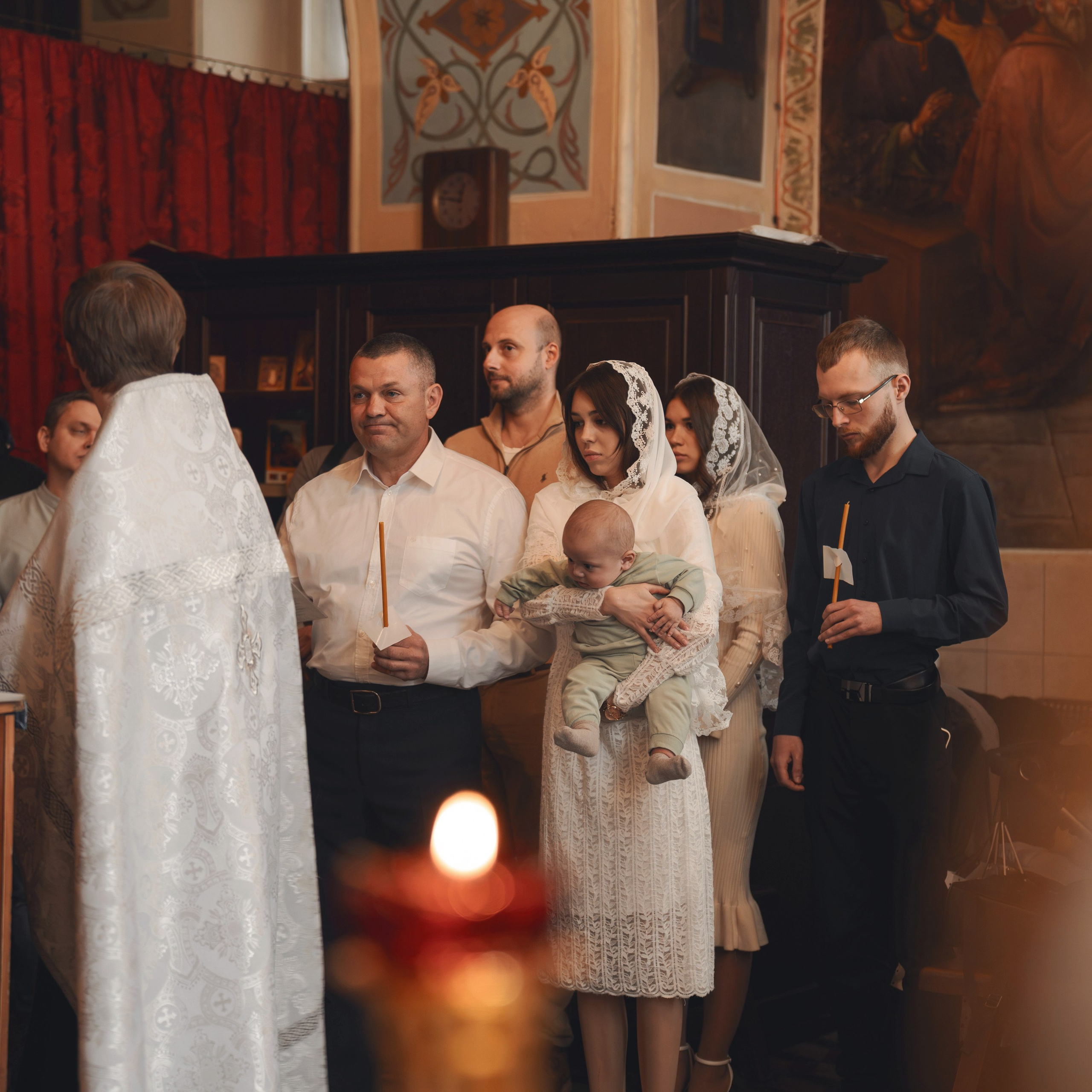 Фотограф на Крещение в Храме иконы Божией Матери Нечаянная Радость. Семейный фотограф в Москве 📸