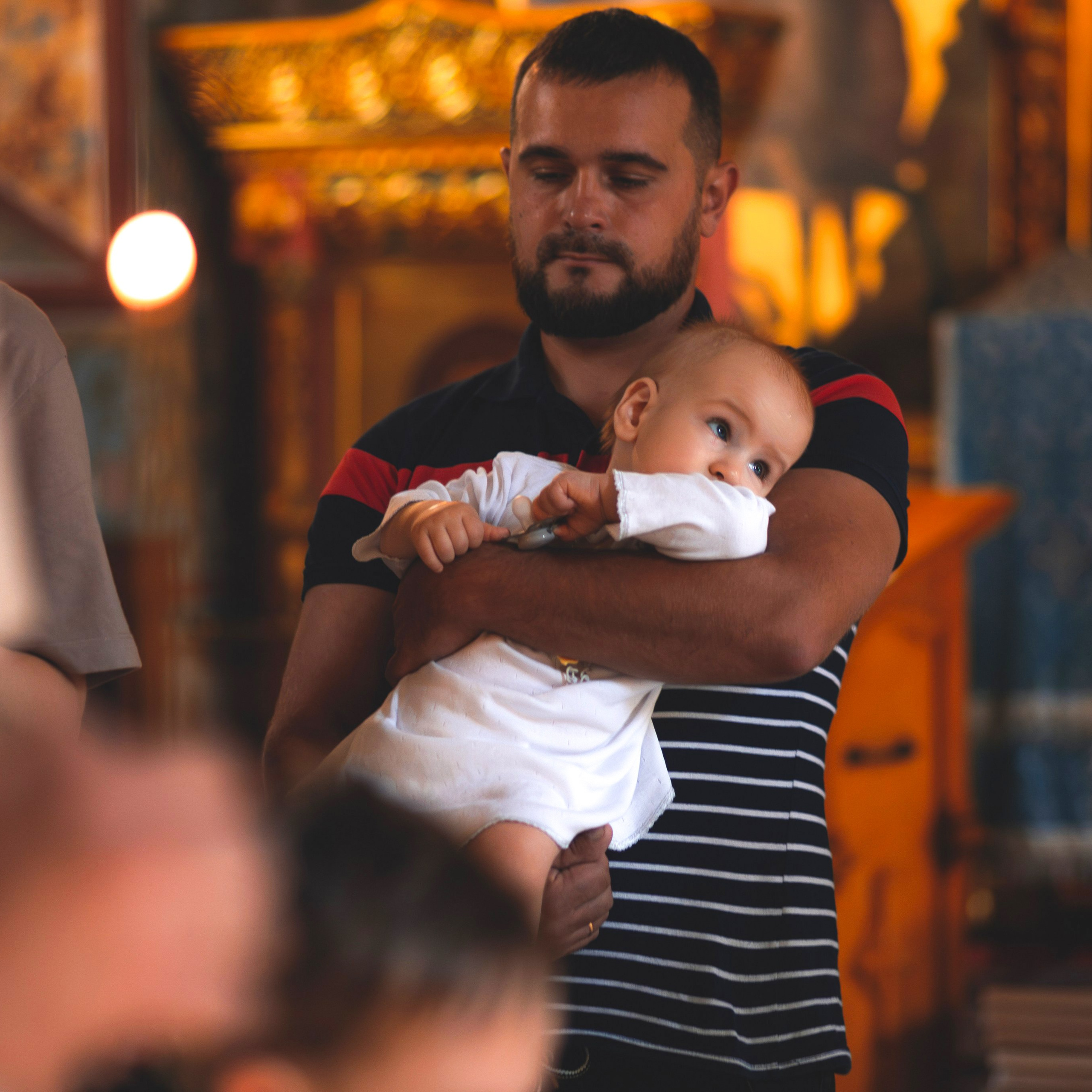 Таинство Крещения в Храме Сергия Радонежского. Семейный фотограф в Москве 📸