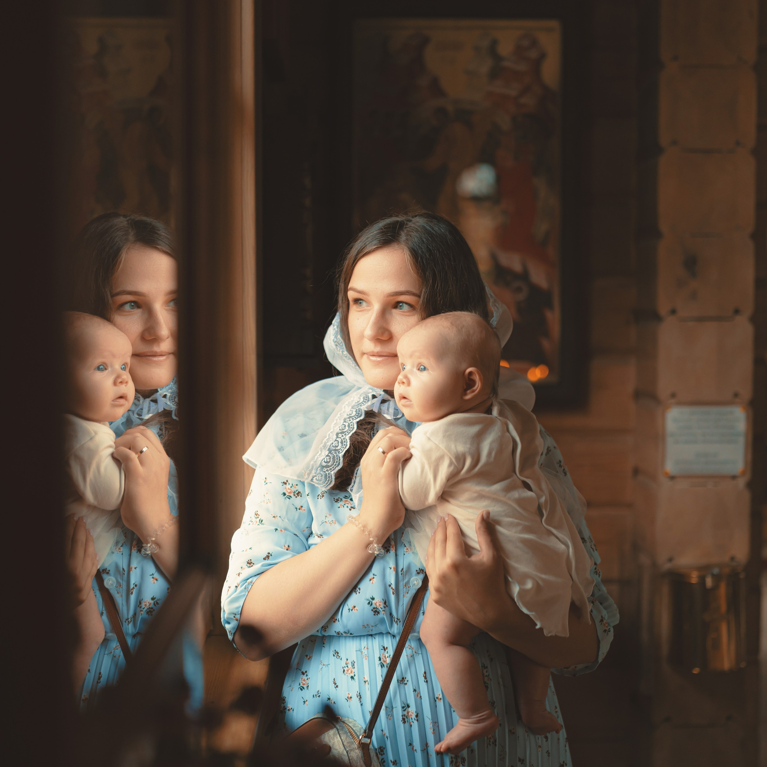 Крещение в Храме Св. Феодора Ушакова в Новогиреево. Семейный фотограф в Москве 📸
