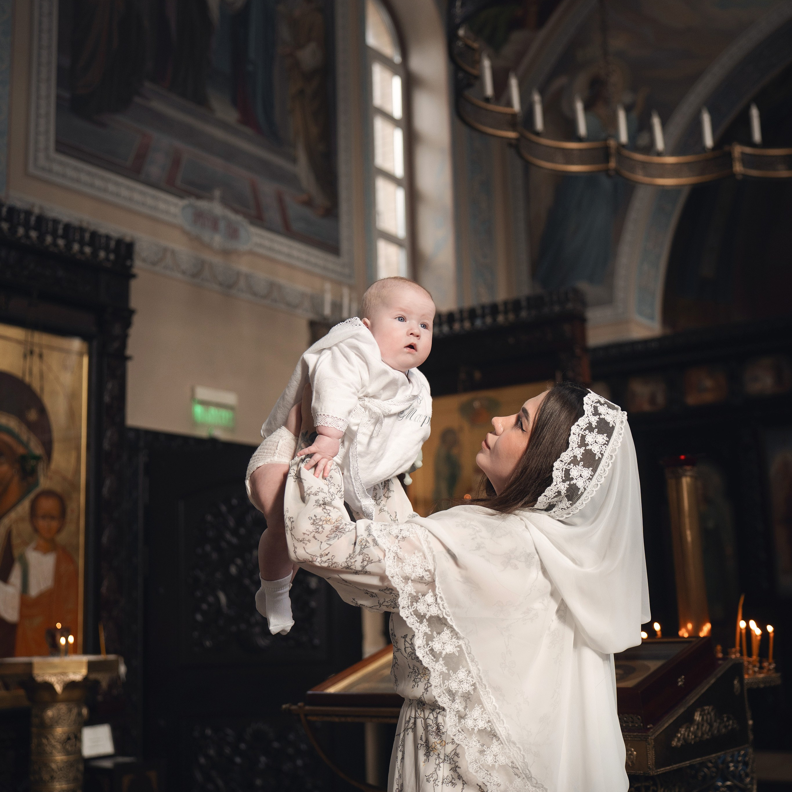Фотограф на крещение в Церкви Ксении Петербургской. Семейный фотограф в Москве 📸