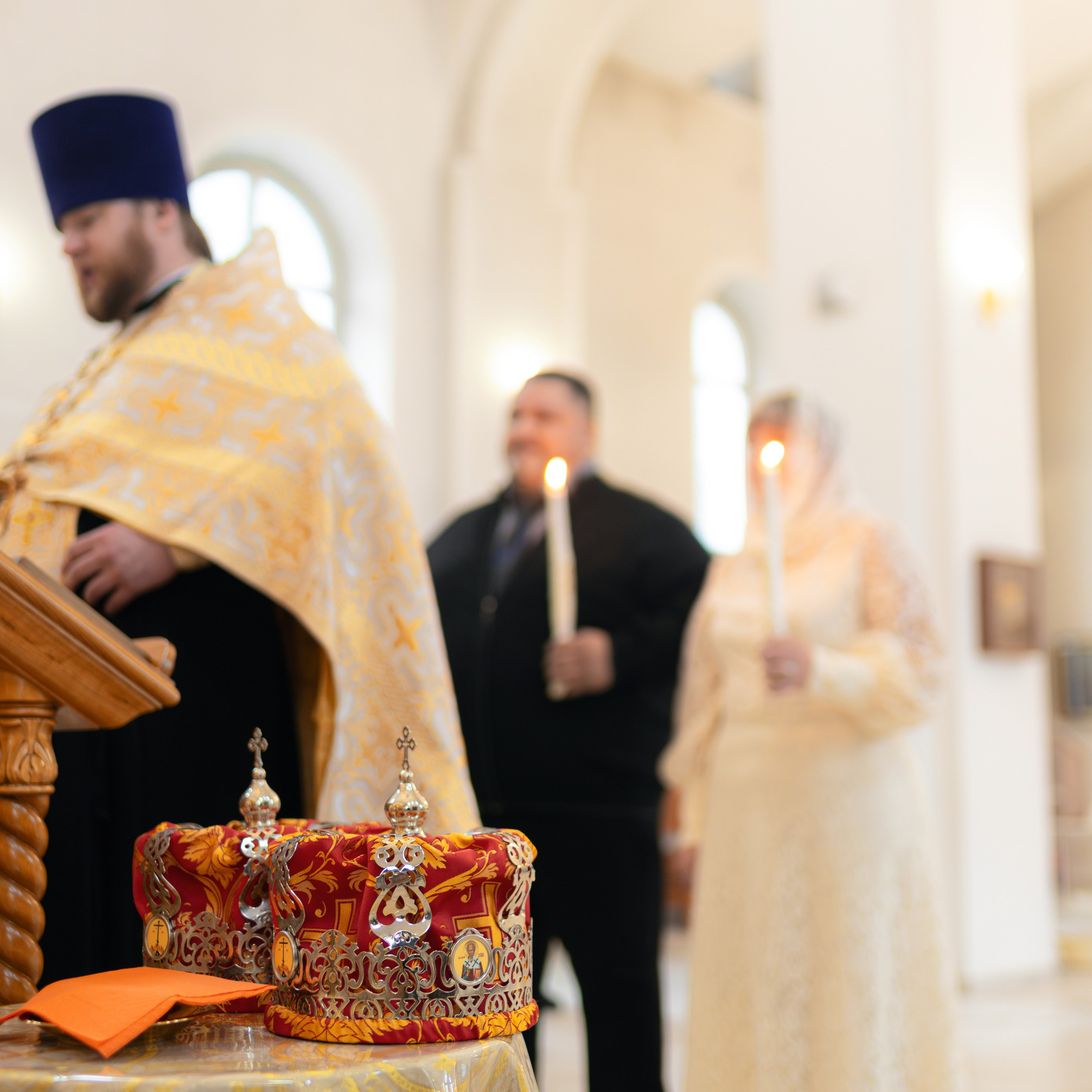Венчание в Церкви Ермогена Патриарха Всероссийского. Семейный фотограф в Москве 📸