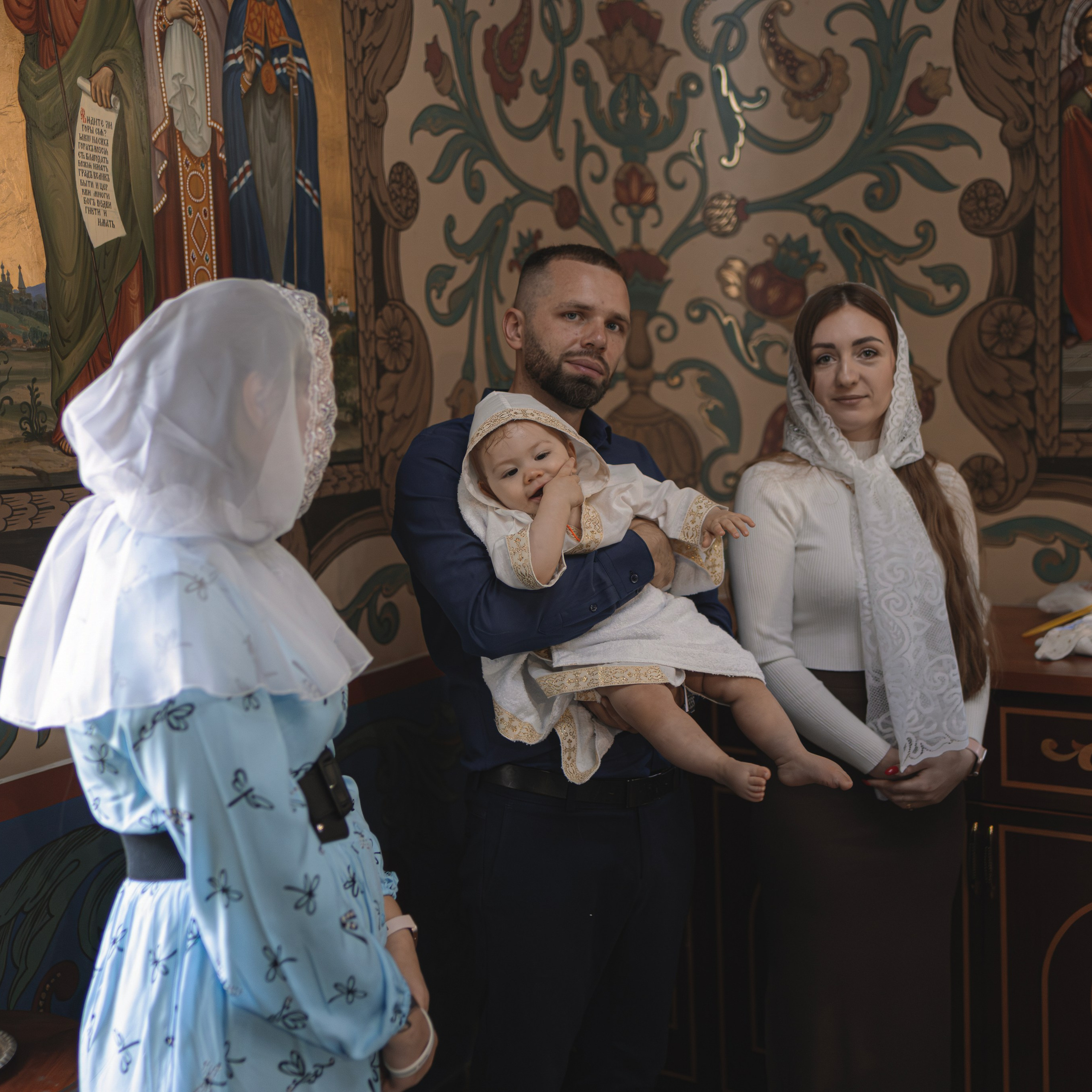 Крещение в Храме Живоначальной Троицы. Семейный фотограф в Москве 📸
