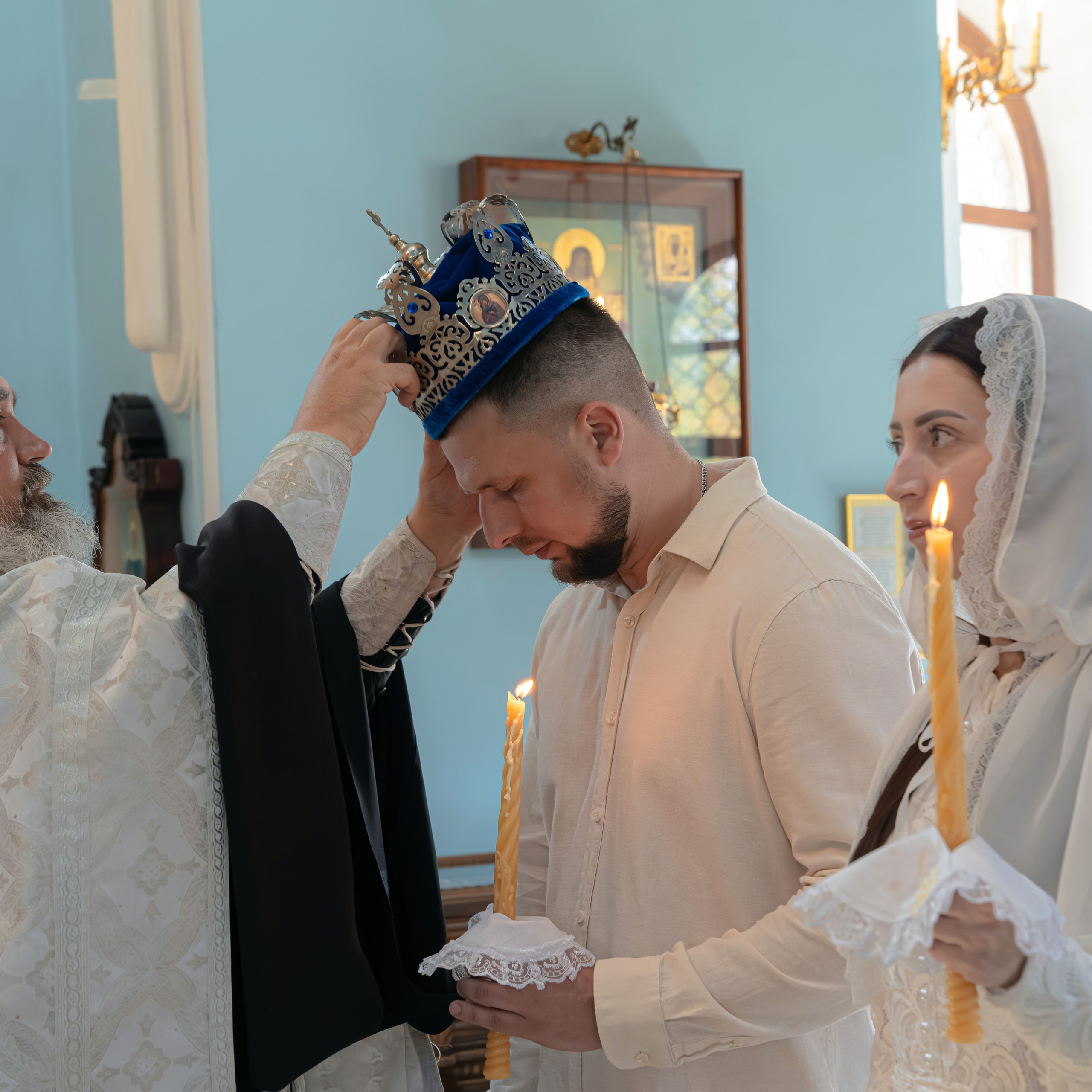 Венчание в Церкви иконы Божьей Матери Знамение. Семейный фотограф в Москве 📸