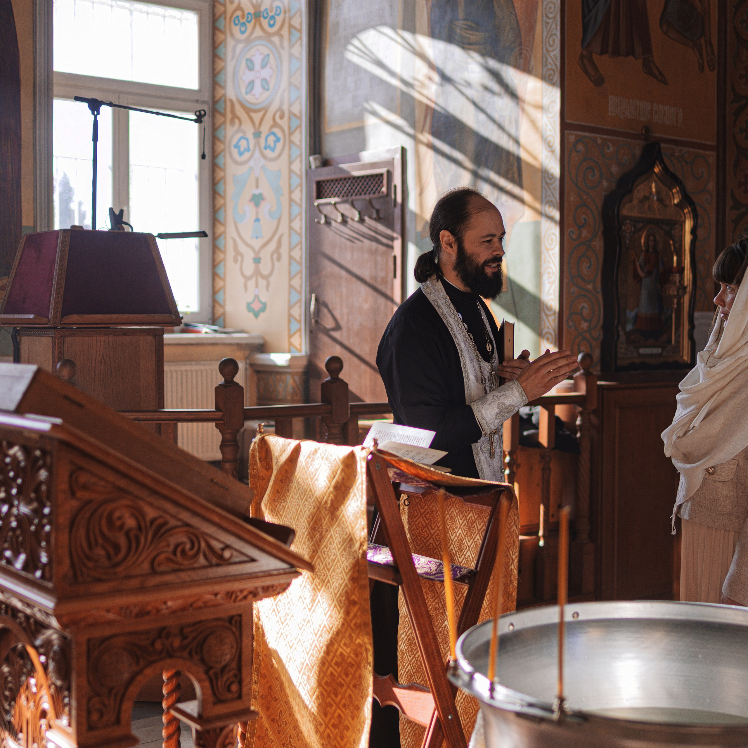 Фотосъёмка крещения в Митине, Храм Рождества Христова. Семейный фотограф в Москве 📸