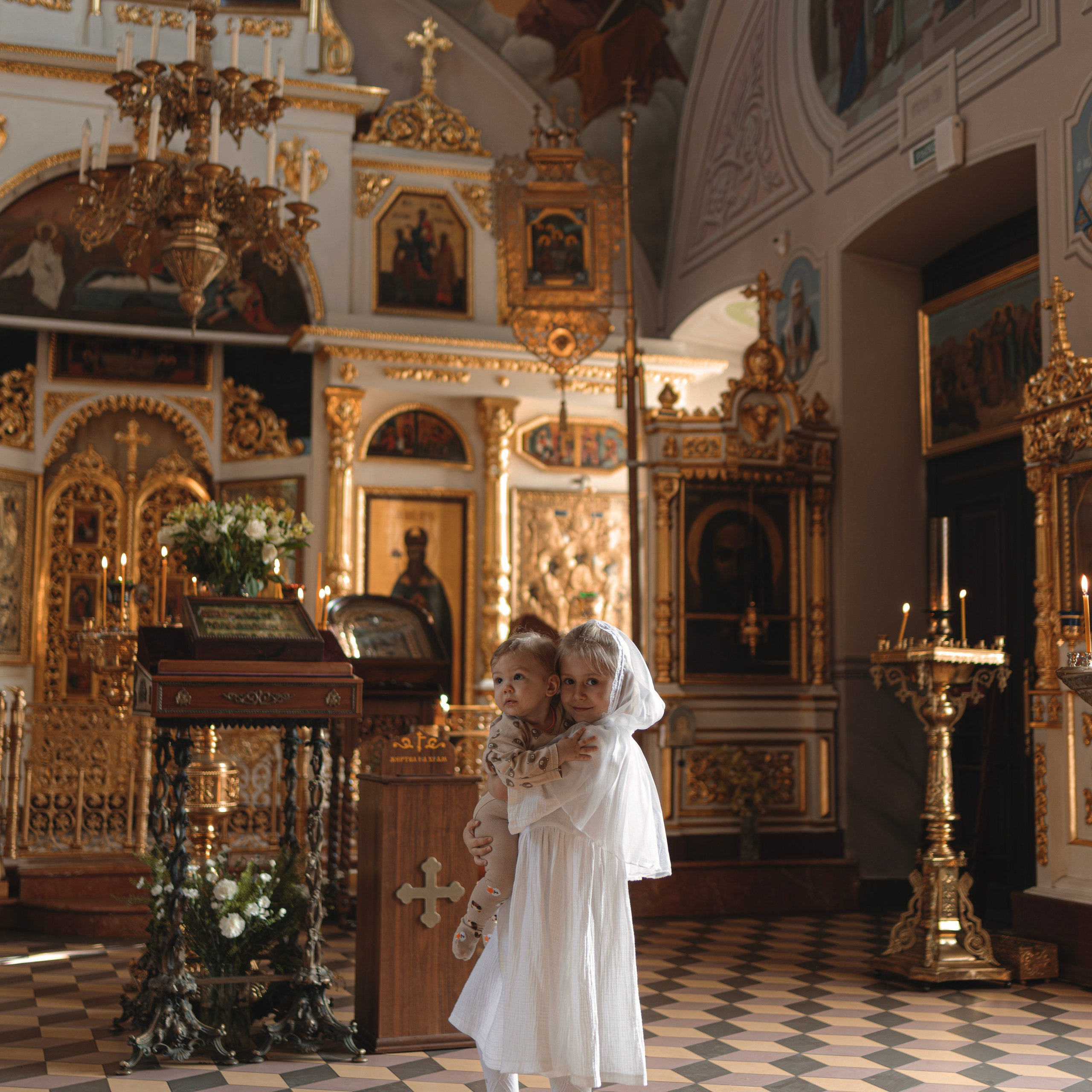 Крещение в Храме Живоначальной Троицы. Семейный фотограф в Москве 📸