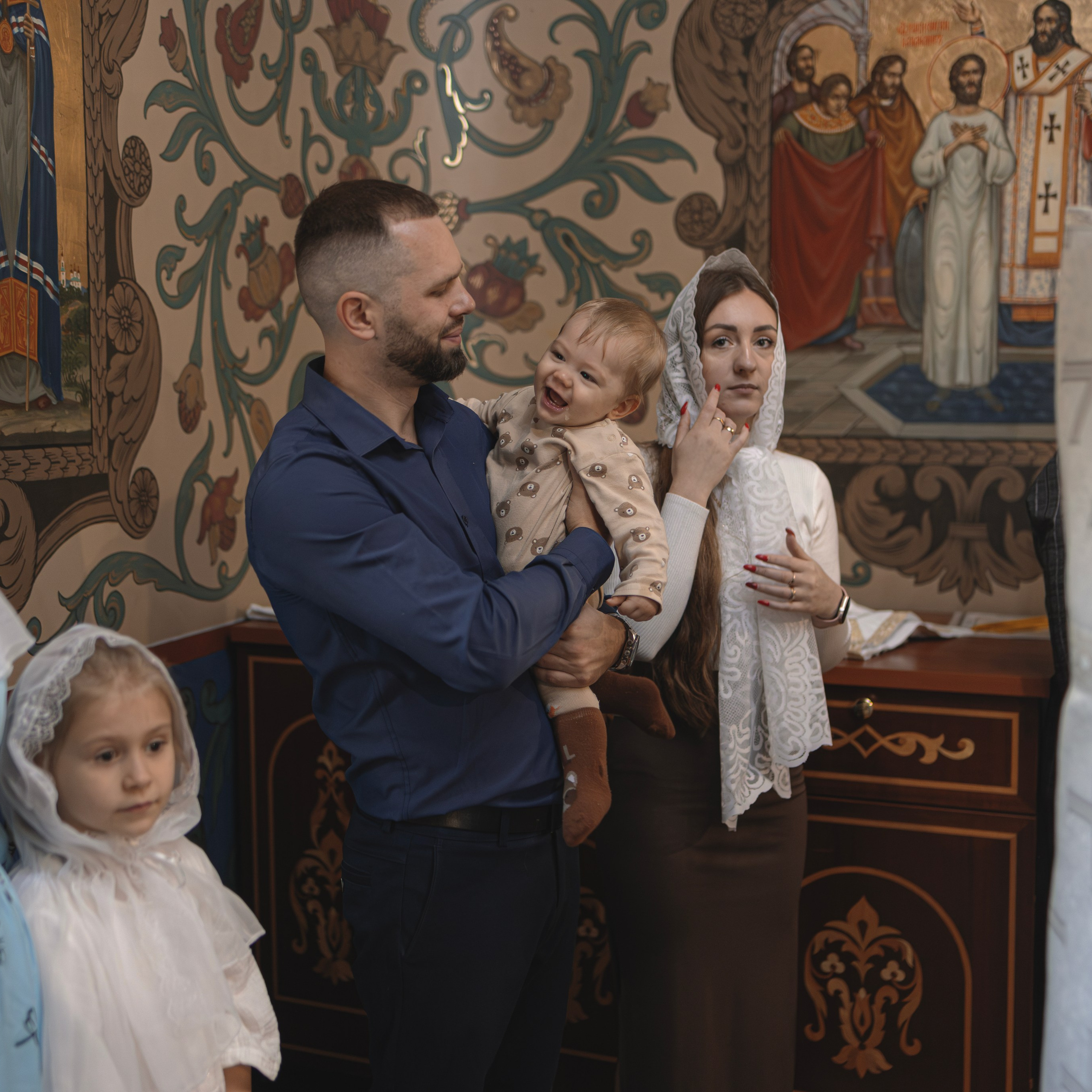 Крещение в Храме Живоначальной Троицы. Семейный фотограф в Москве 📸