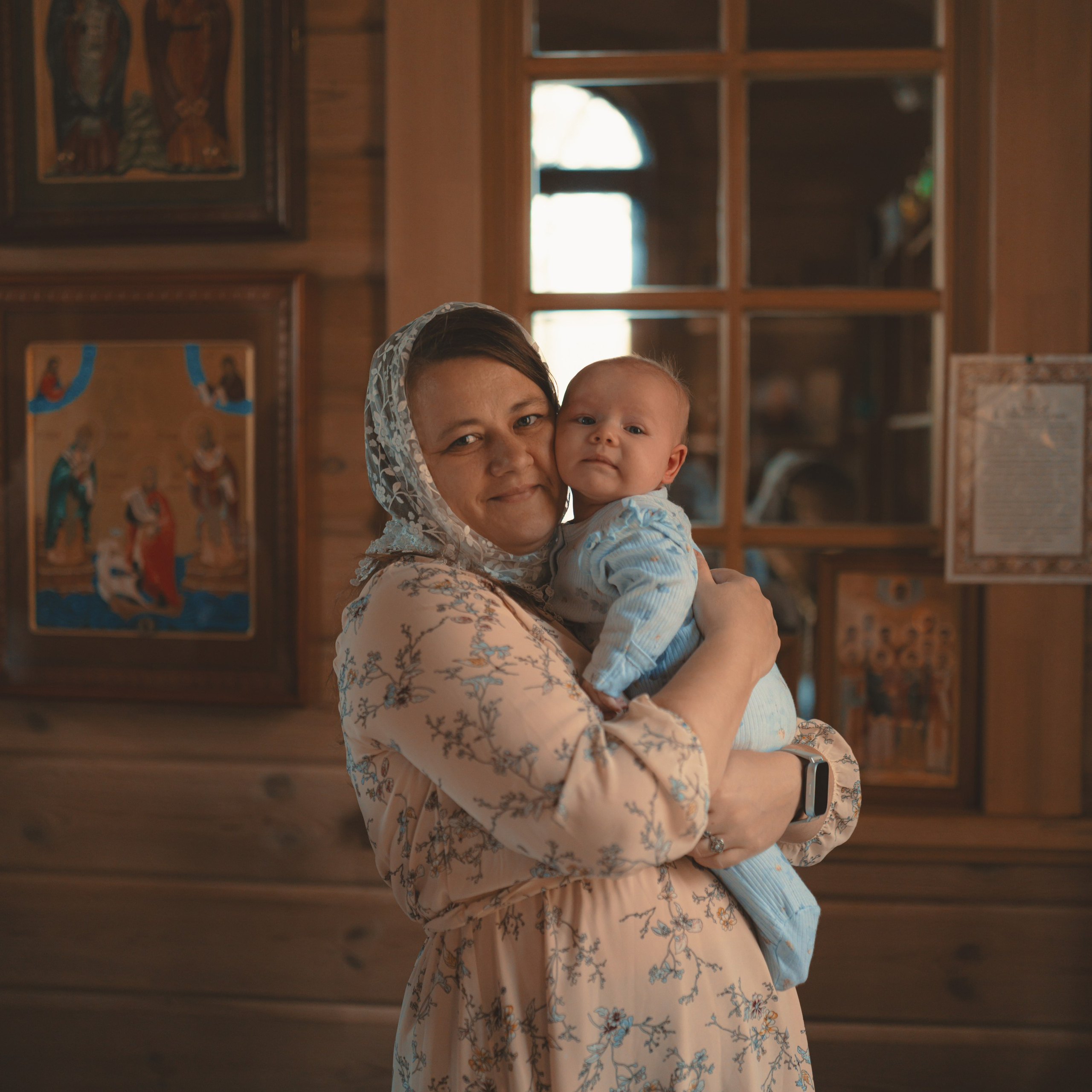 Крещение в Храме Св. Феодора Ушакова в Новогиреево. Семейный фотограф в Москве 📸