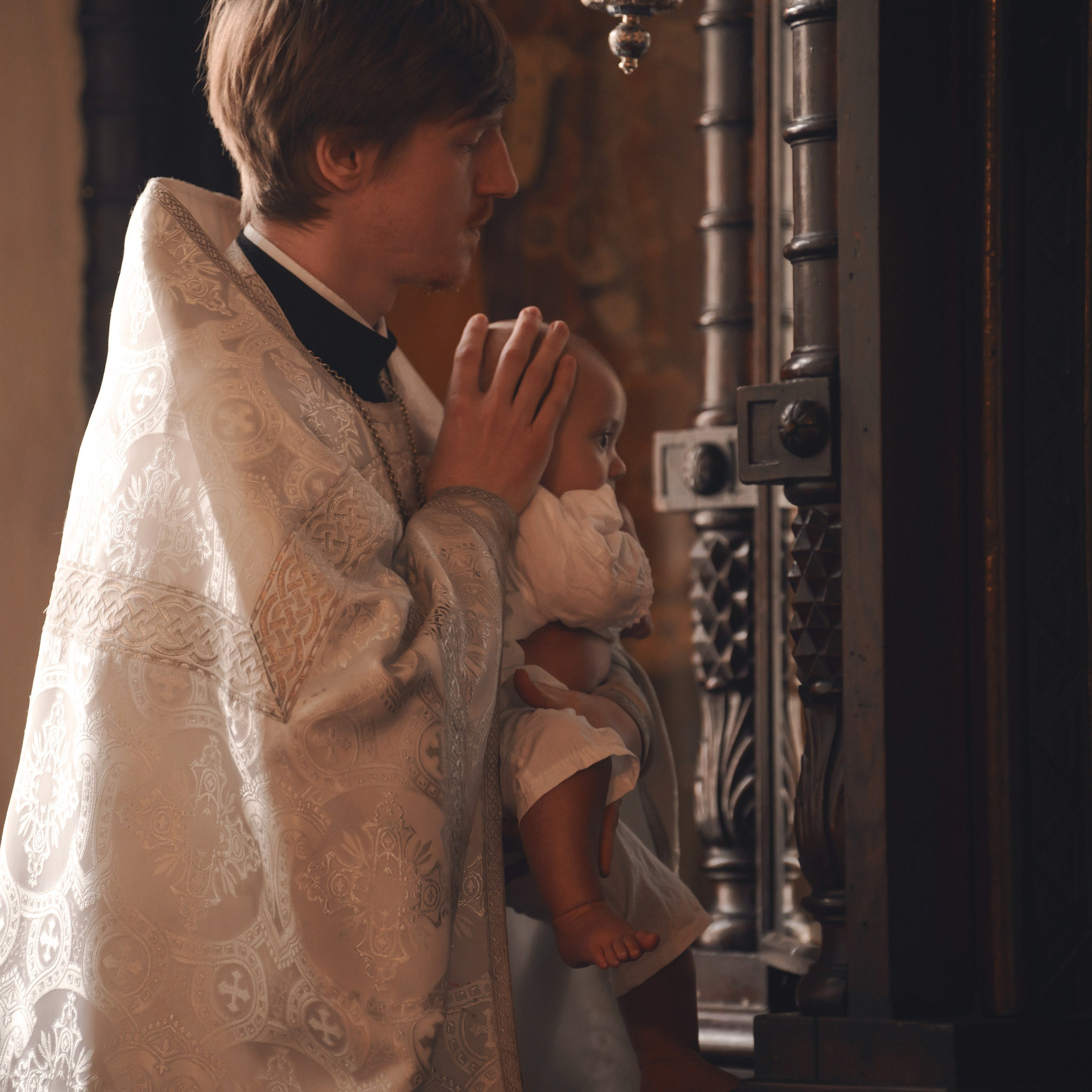 Фотограф на Крещение в Храме иконы Божией Матери Нечаянная Радость. Семейный фотограф в Москве 📸