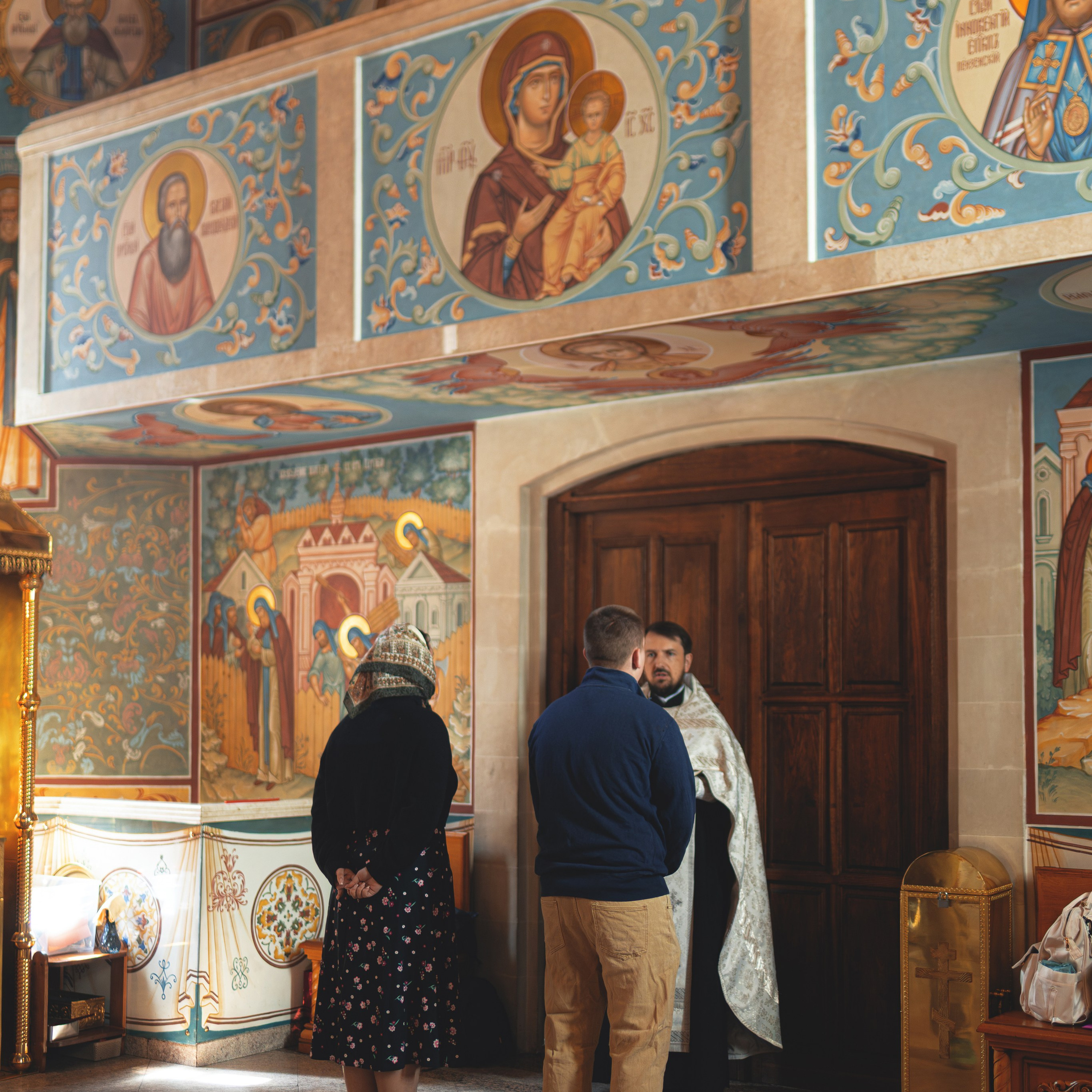 Съёмка Таинства Ивана в храме на Окской. Семейный фотограф в Москве 📸