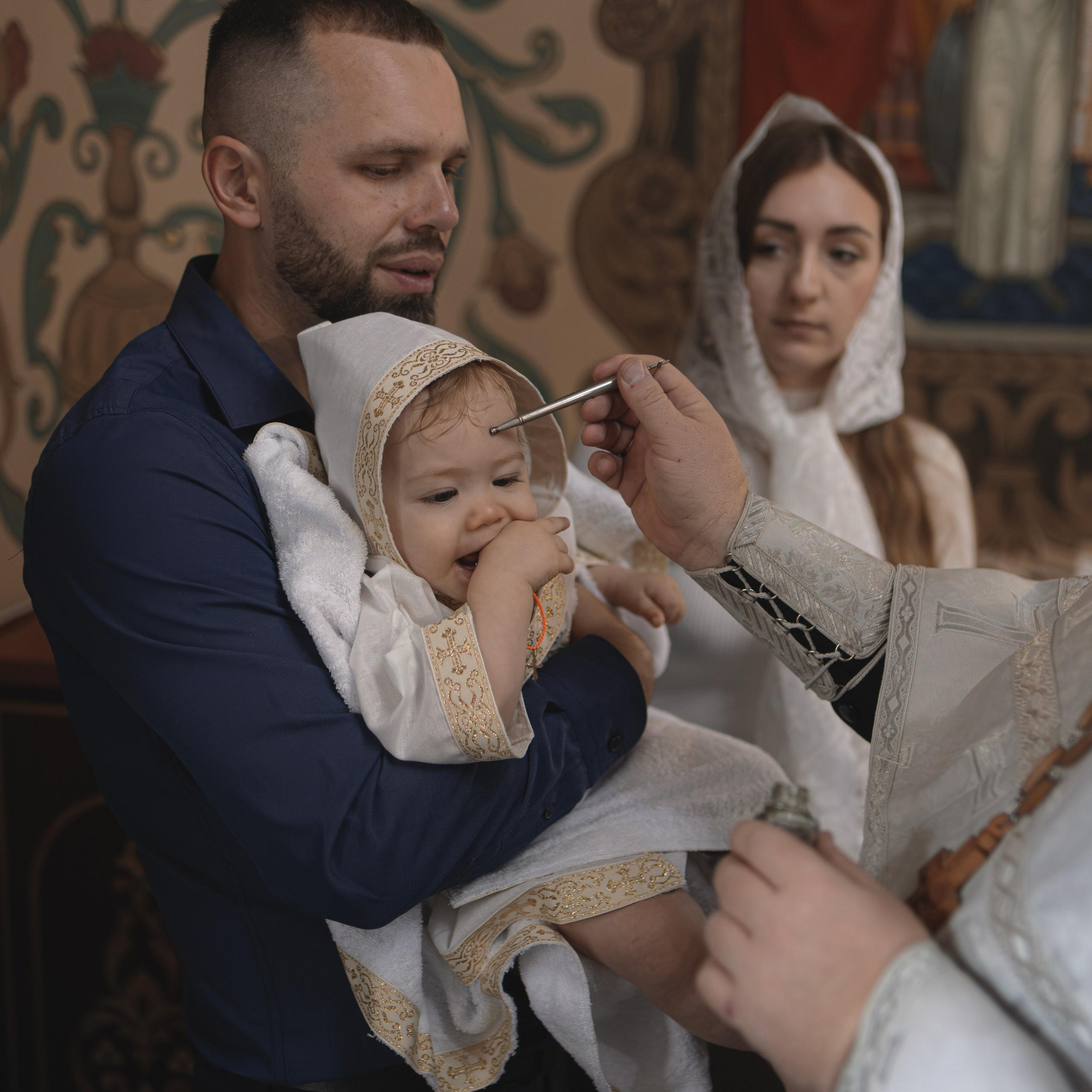 Крещение в Храме Живоначальной Троицы. Семейный фотограф в Москве 📸