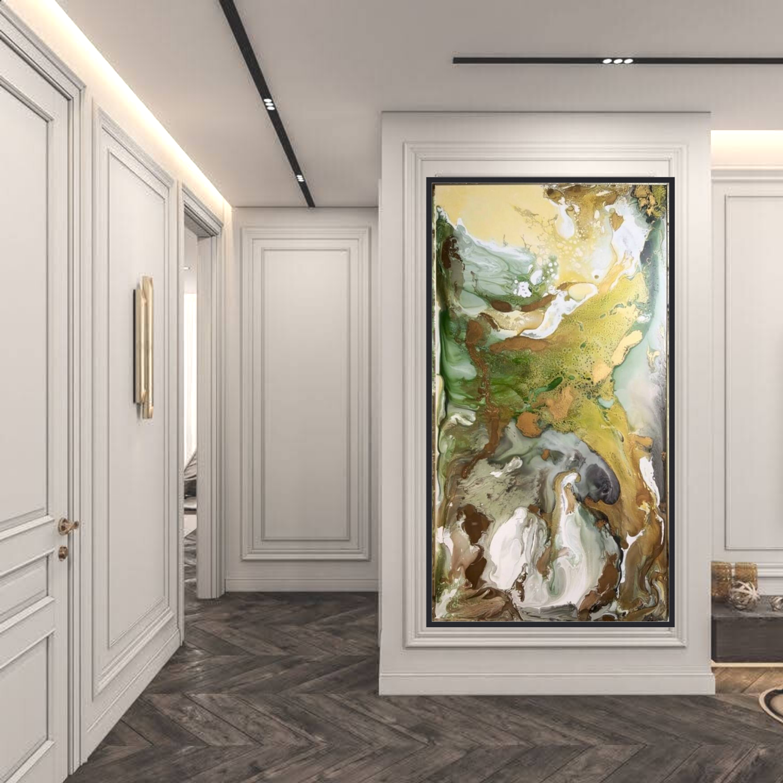 LAND /150*80 см. Купить premium art, интерьерные картины в интернет-магазине MONA