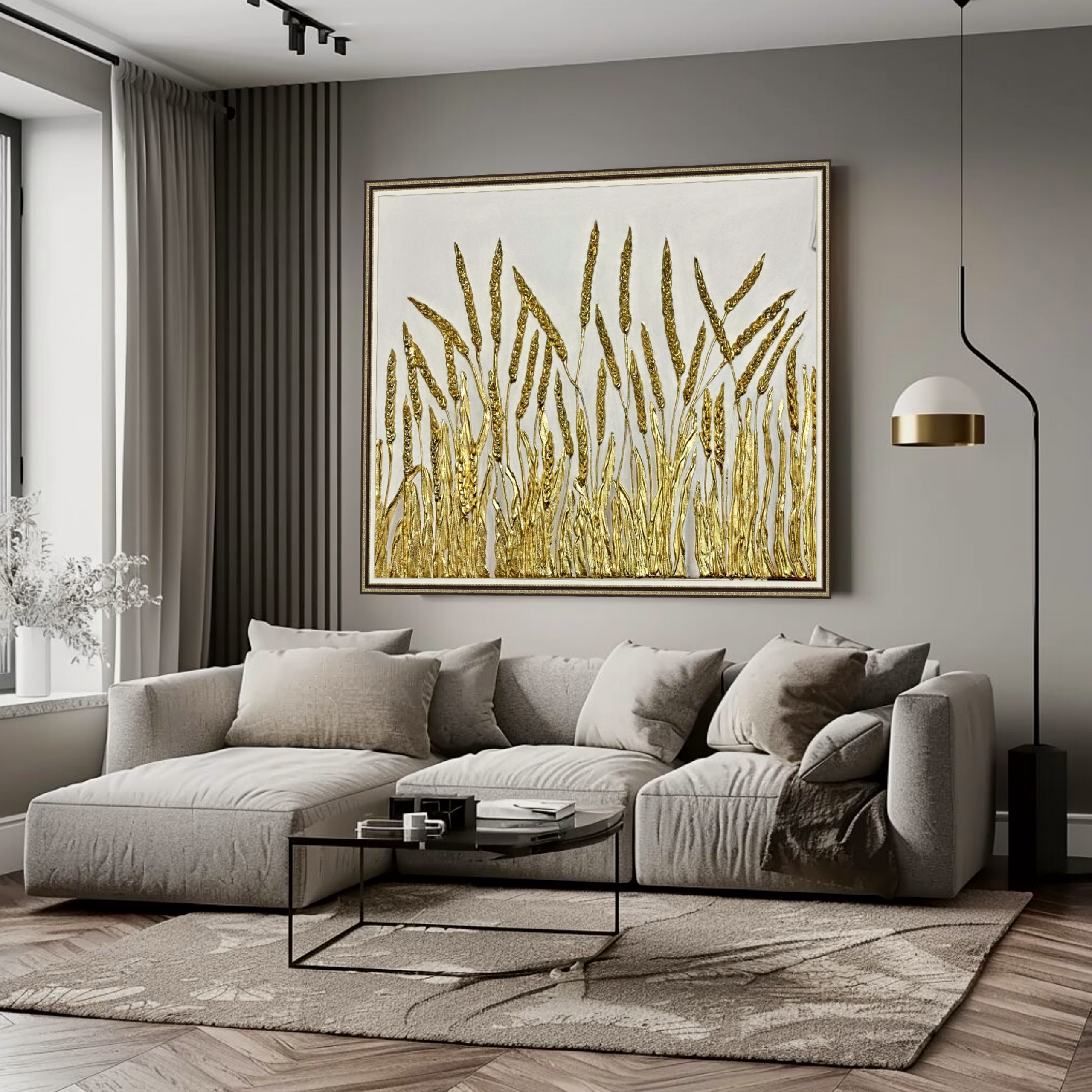 GOLDEN EARS 18.500 RUB. Купить premium art, интерьерные картины в интернет-магазине MONA