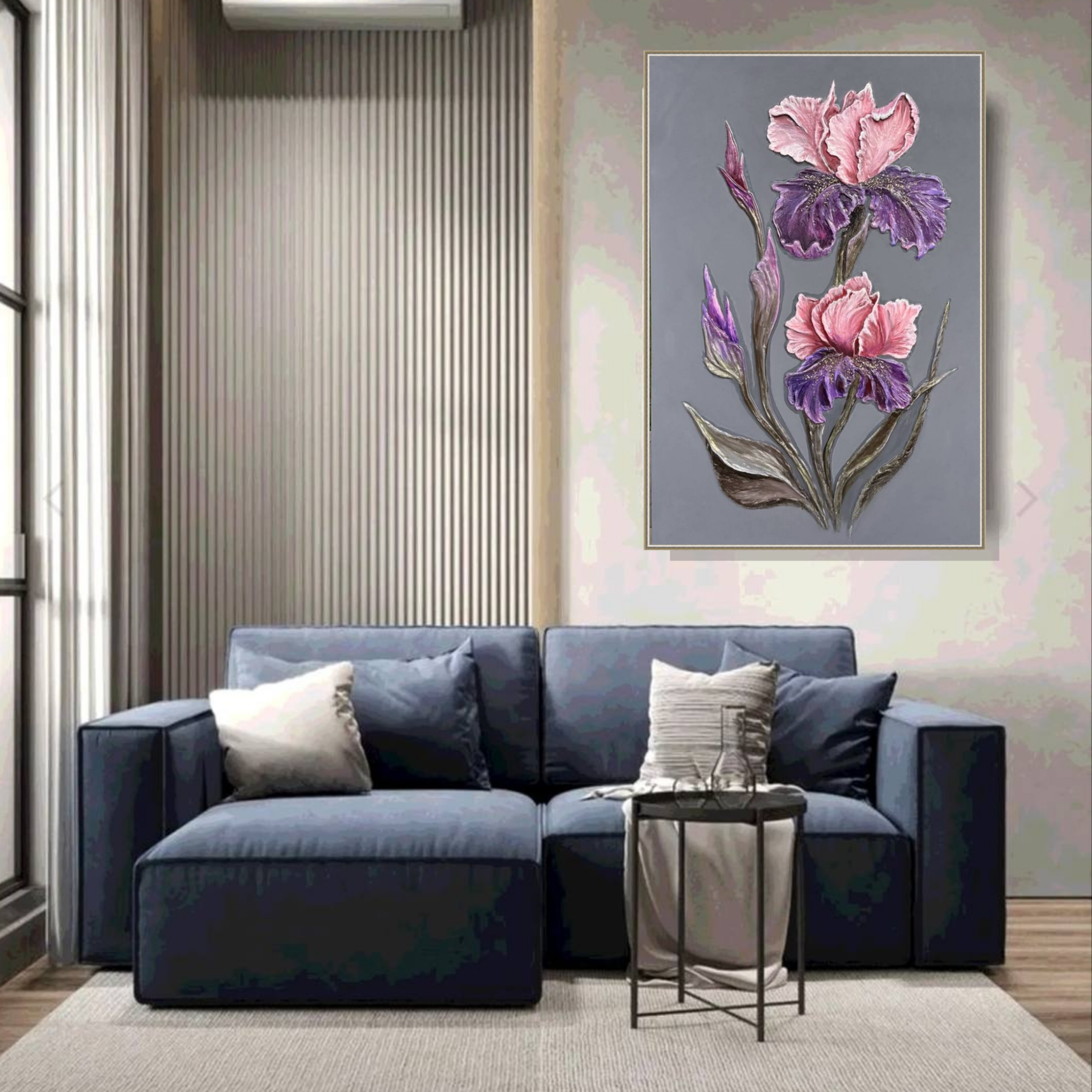 ИРИСЫ 52.000 RUB. Купить premium art, интерьерные картины в интернет-магазине MONA