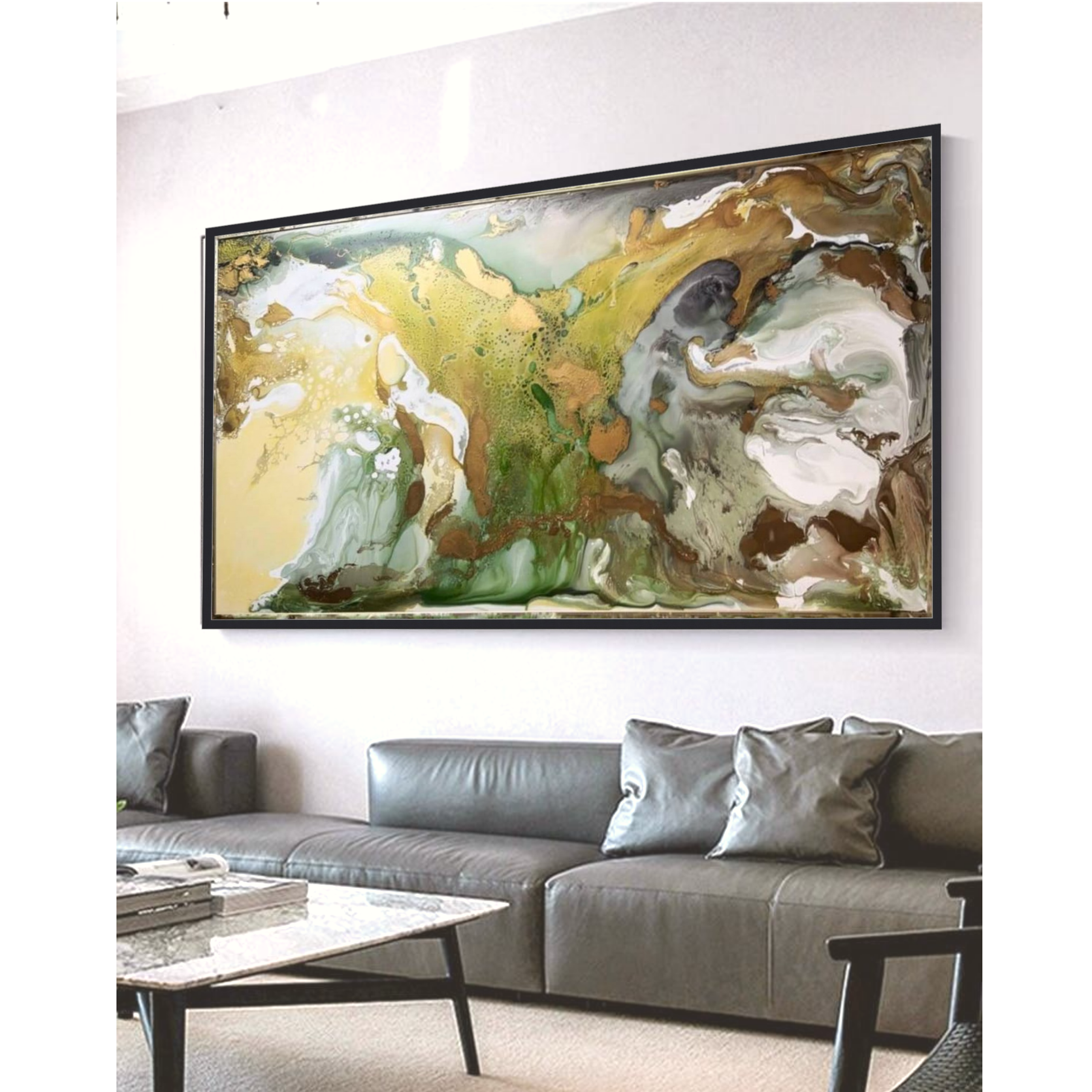 LAND /150*80 см. Купить premium art, интерьерные картины в интернет-магазине MONA