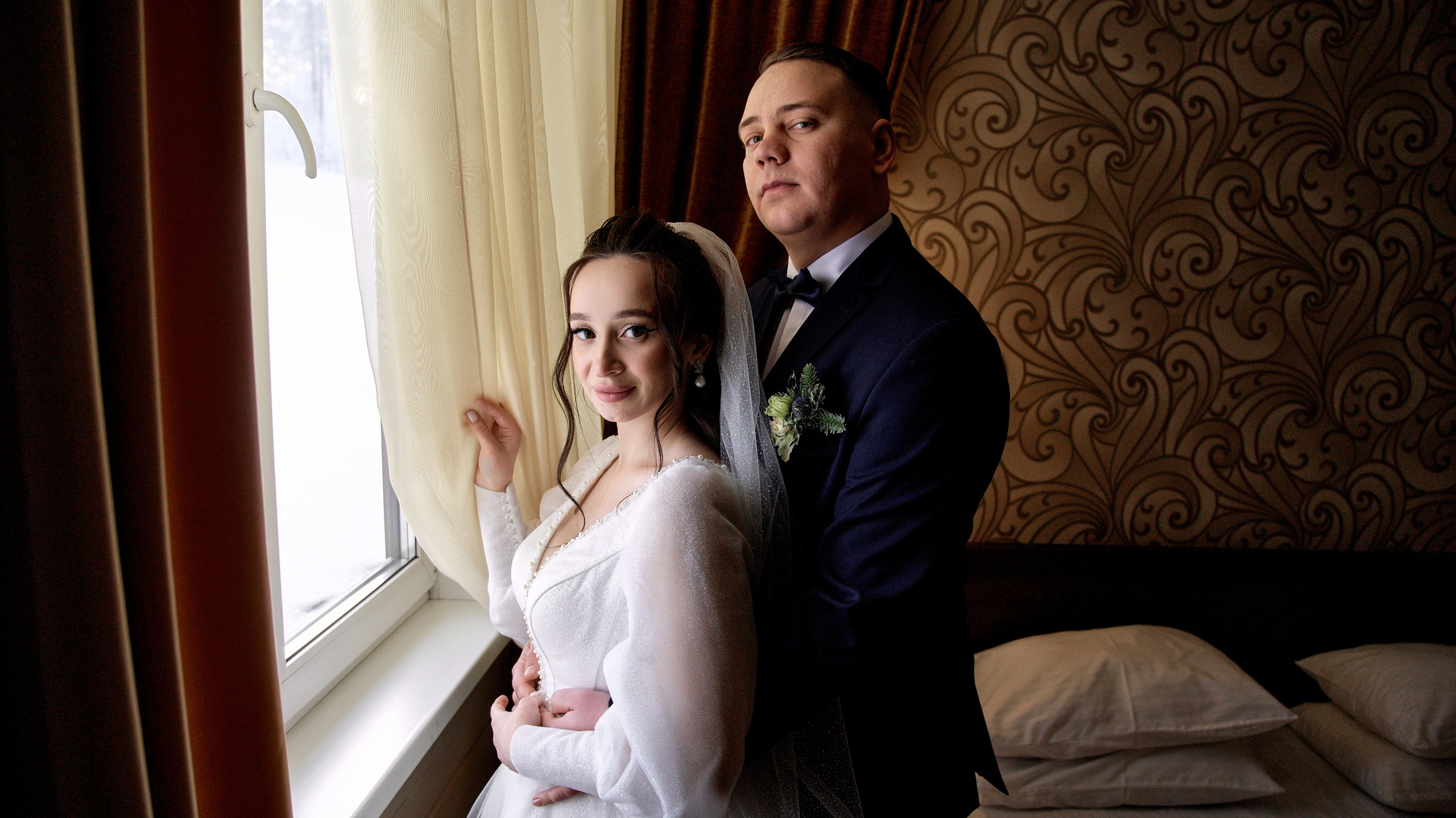 Зимняя свадебная фотосессия для Кристины и Павла