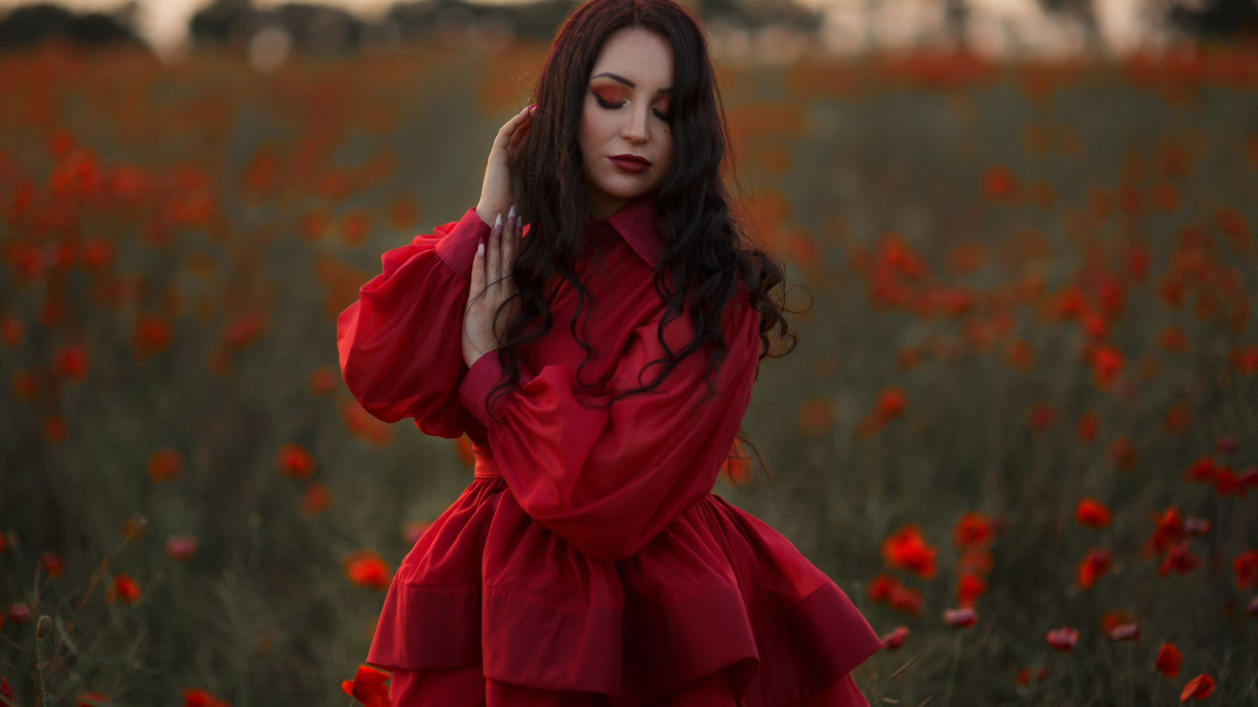 Фотосессия в маках