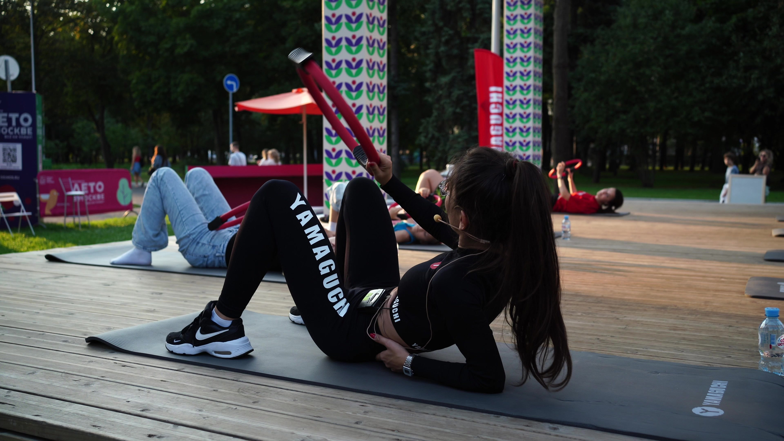 Yamaguchi / открытая тренировка «в стиле Пилатес». Фотограф и Видеограф в Москве. Олег Корушев