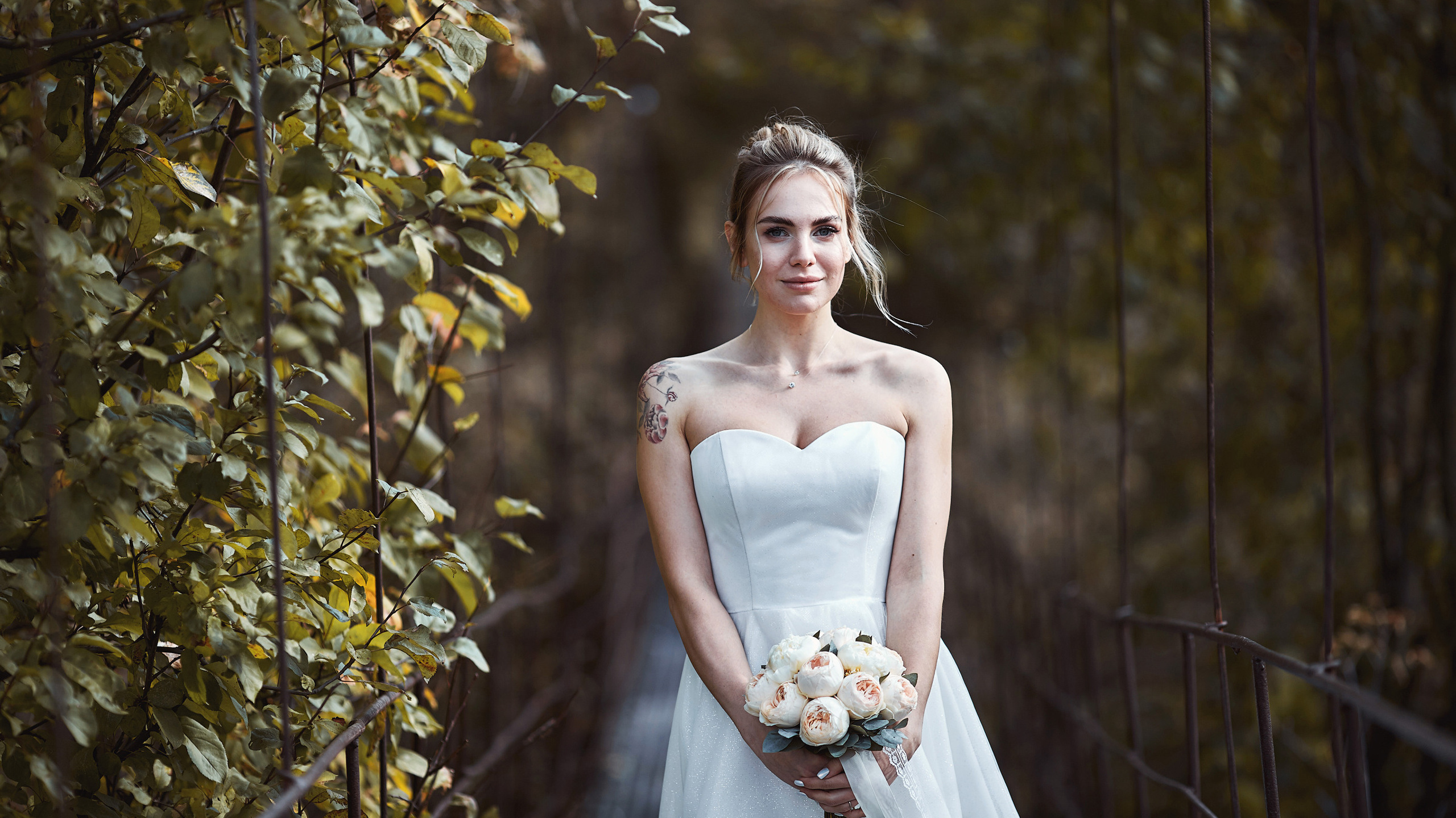 Подвесной мост в Стрелице. Свадебный и семейный фотограф в Воронеже Алексей Мешалкин