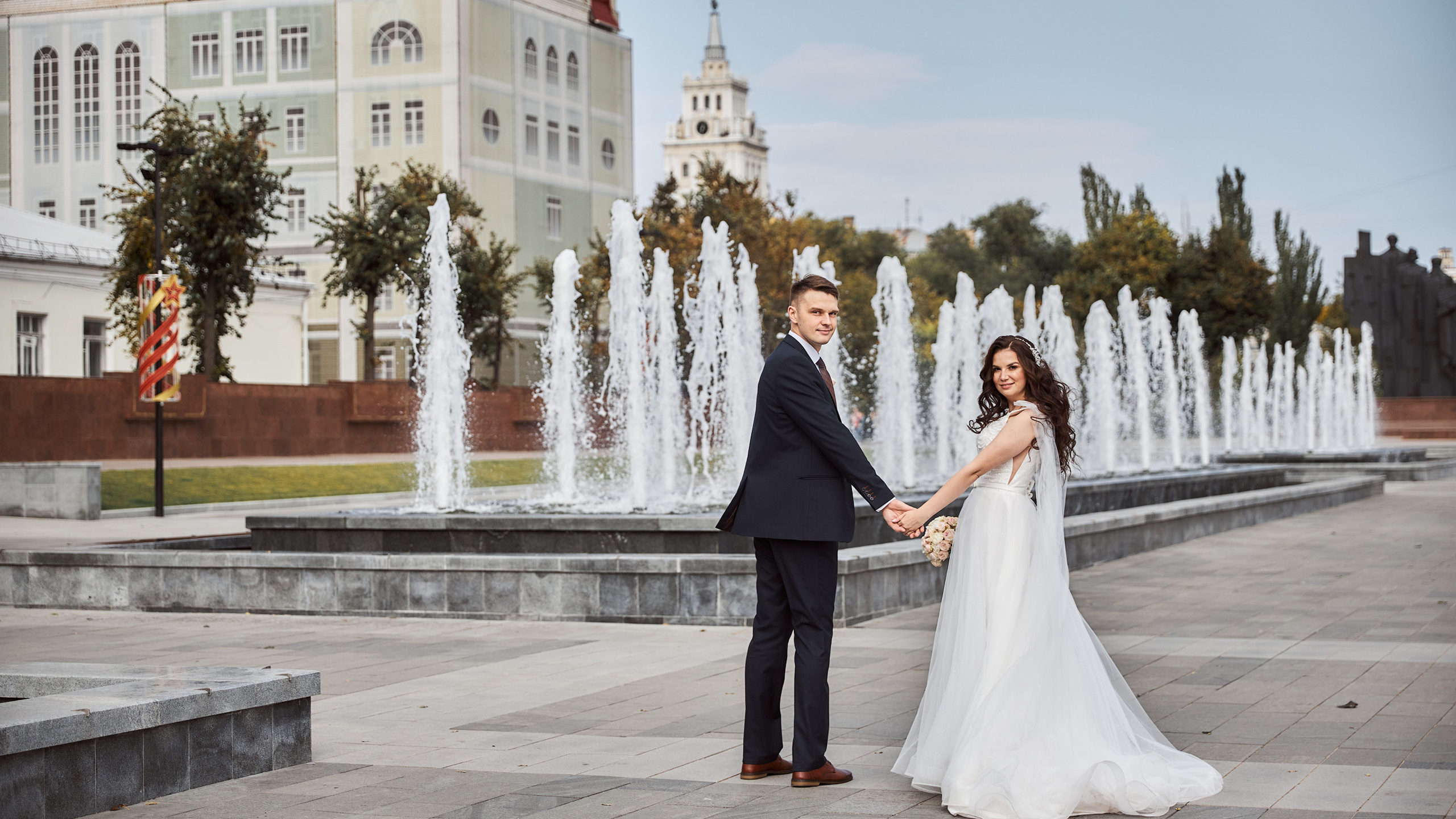 Площадь победы. Свадебный и семейный фотограф в Воронеже Алексей Мешалкин