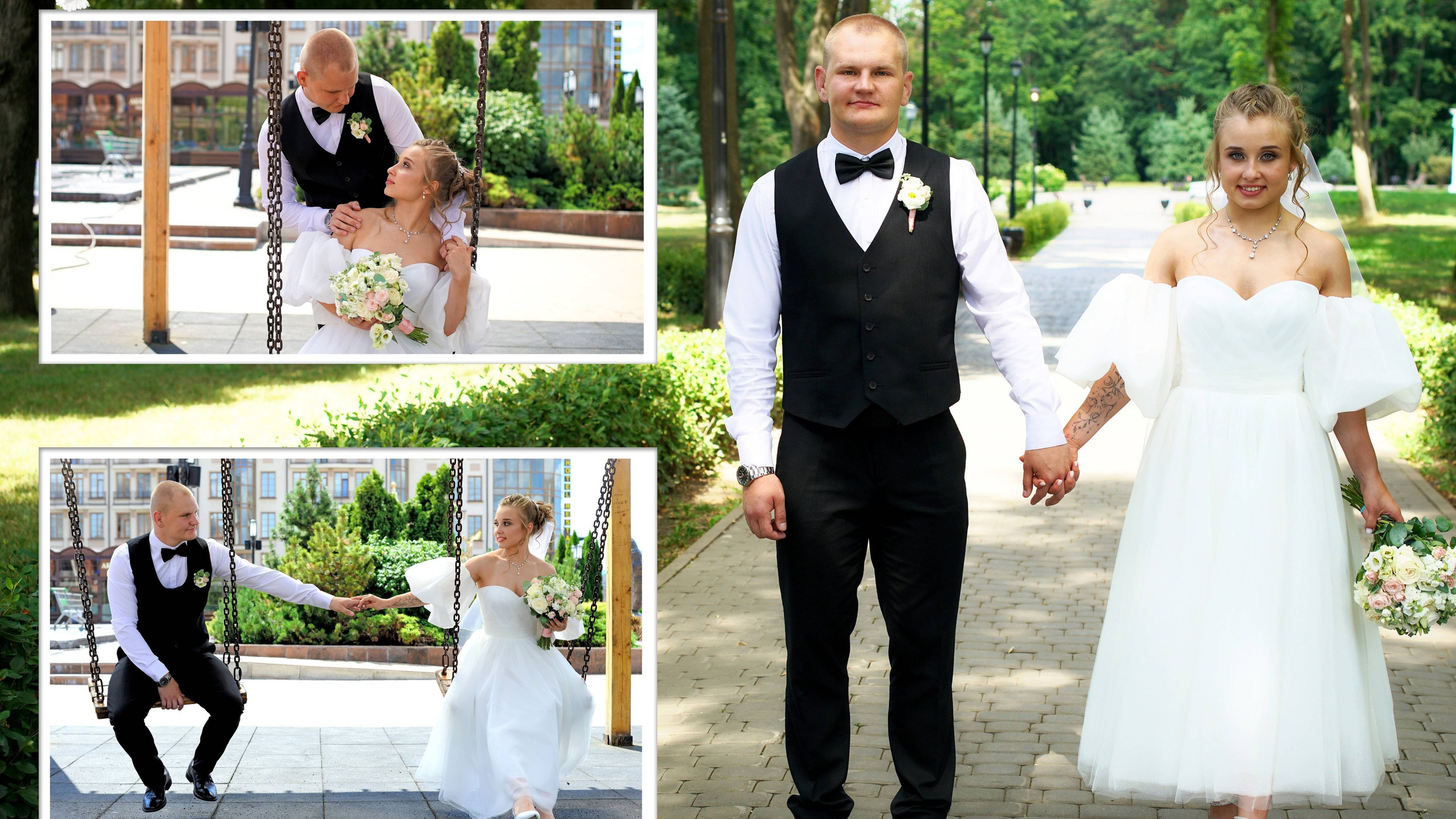 Свадебная прогулка. Видеограф-фотограф в Туле и области Андрей Попов. Студия «РЕСПЕКТ»