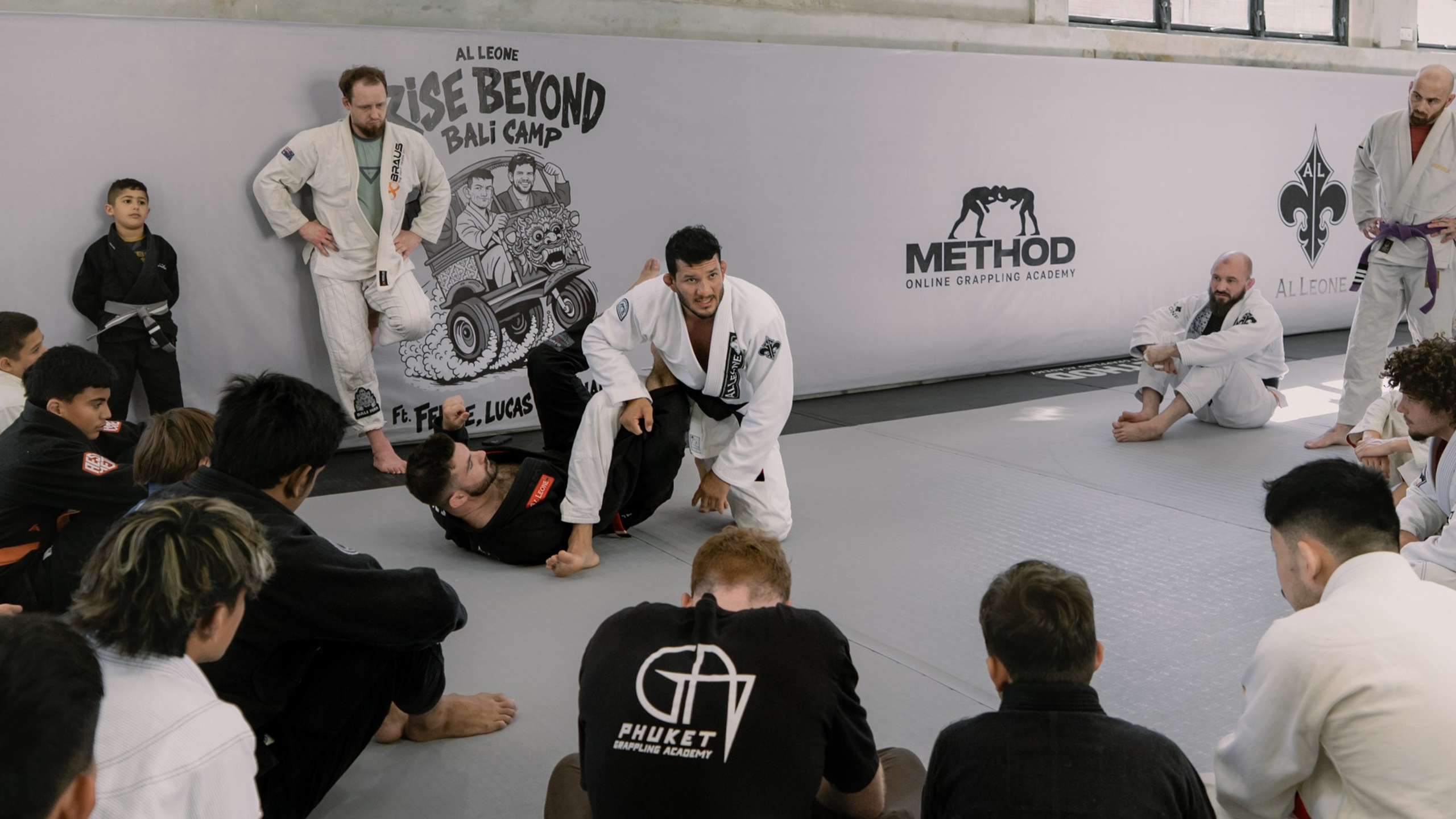 Lucas Barbosa a World, Pan American, European Open and Asian IBJJF champion and Demian MAIA ADCC World Champions, BJJ training session