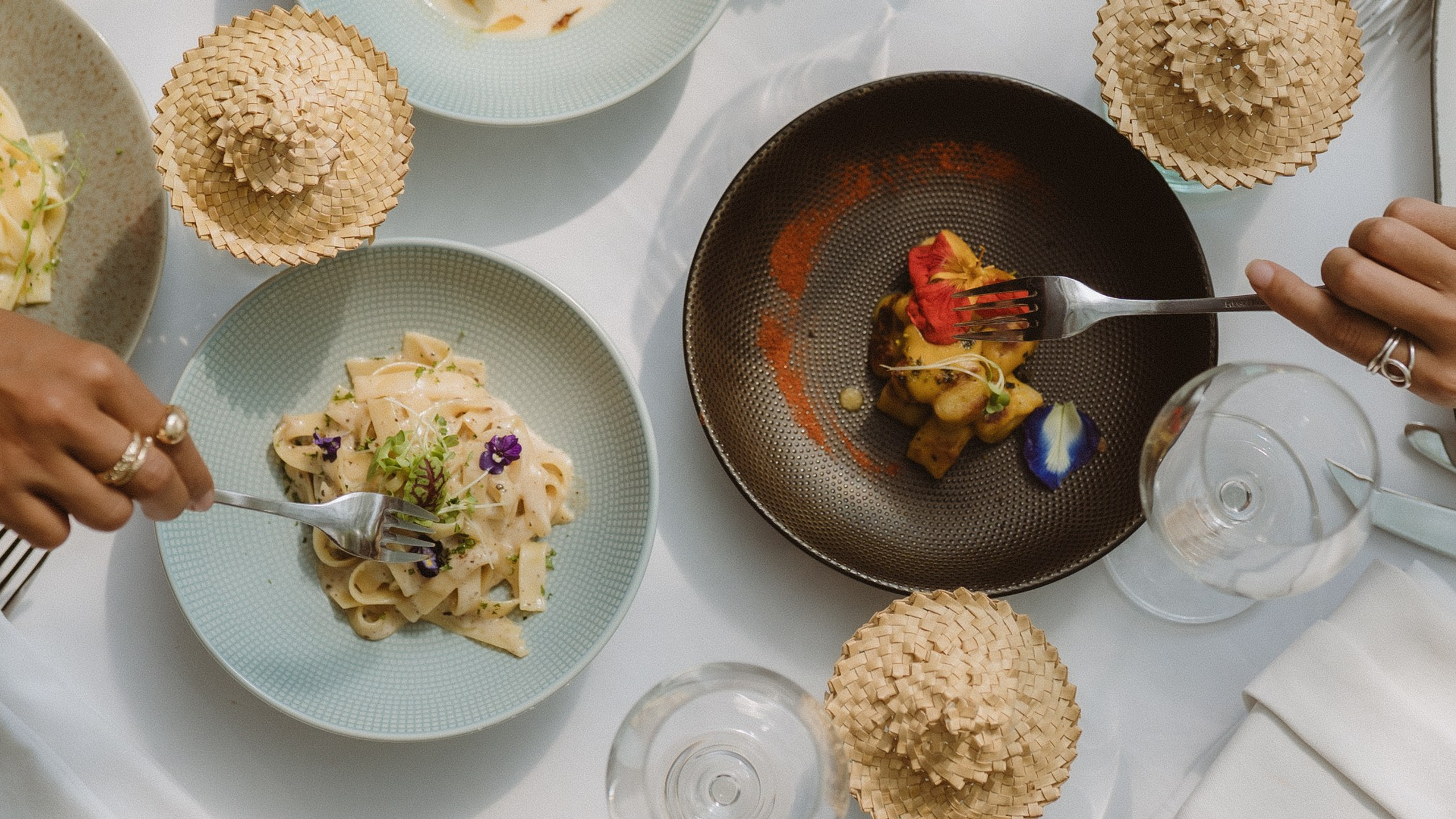 New Pastas in Sardine by K-Club, a fine dining seafood restaurant
