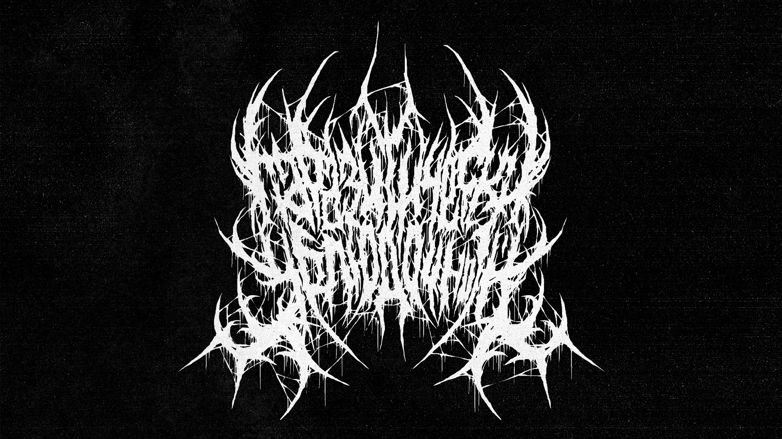 Паразитически Ублюдочный | Death metal logo by GNOIZM