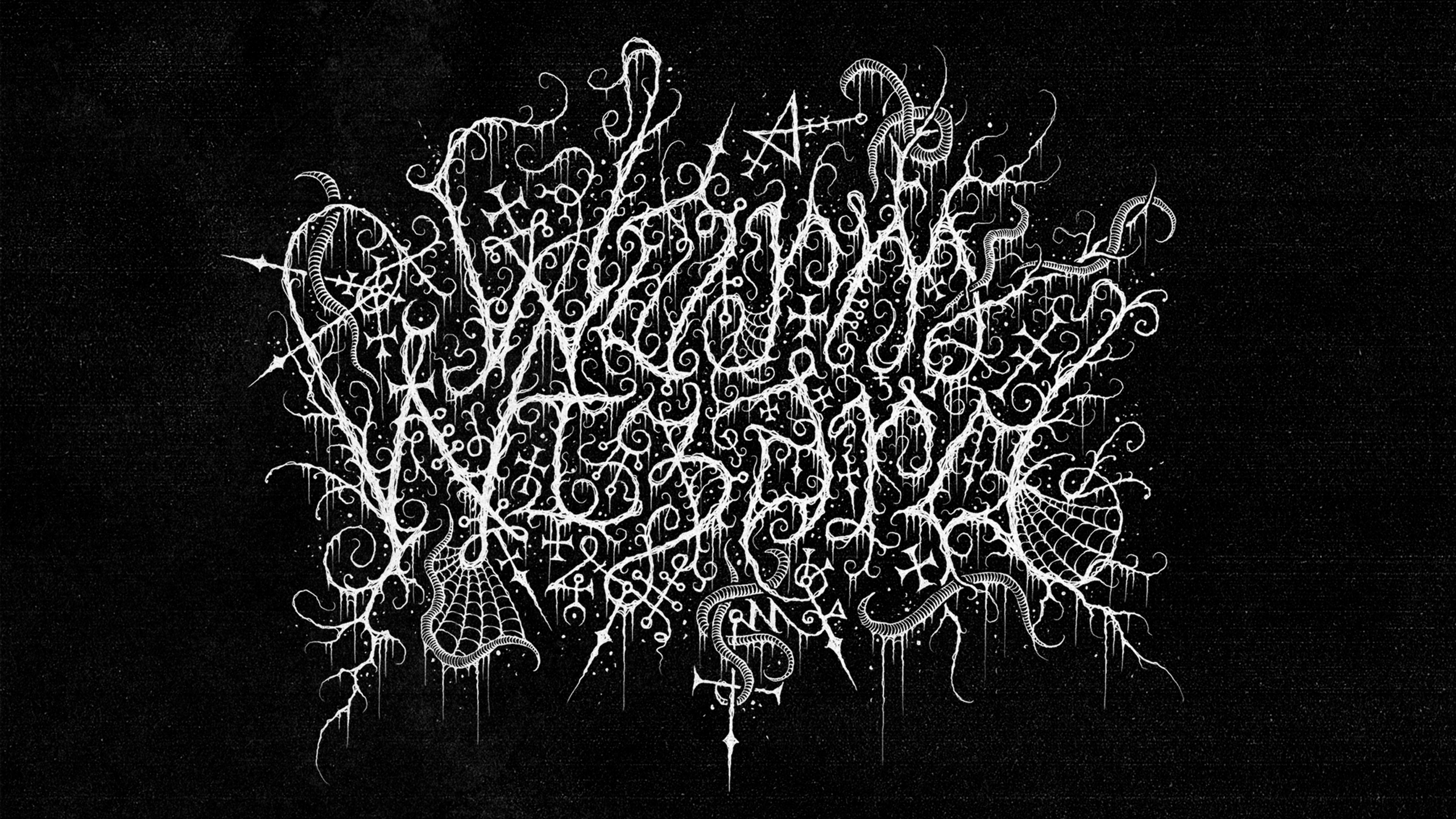Worm Wizard | Black metal logo by GNOIZM