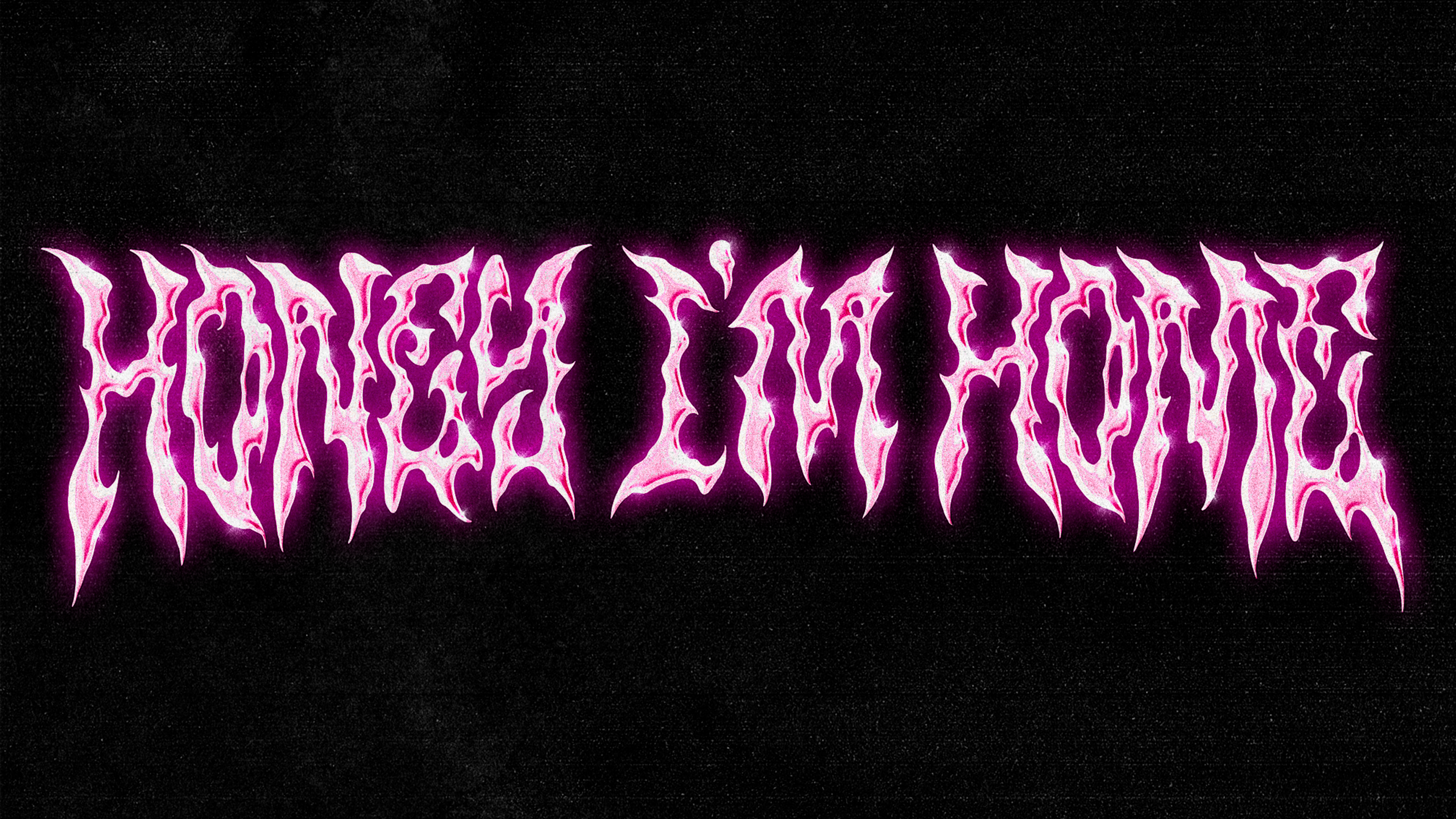 Honey I'm Home | Metal logo by GNOIZM