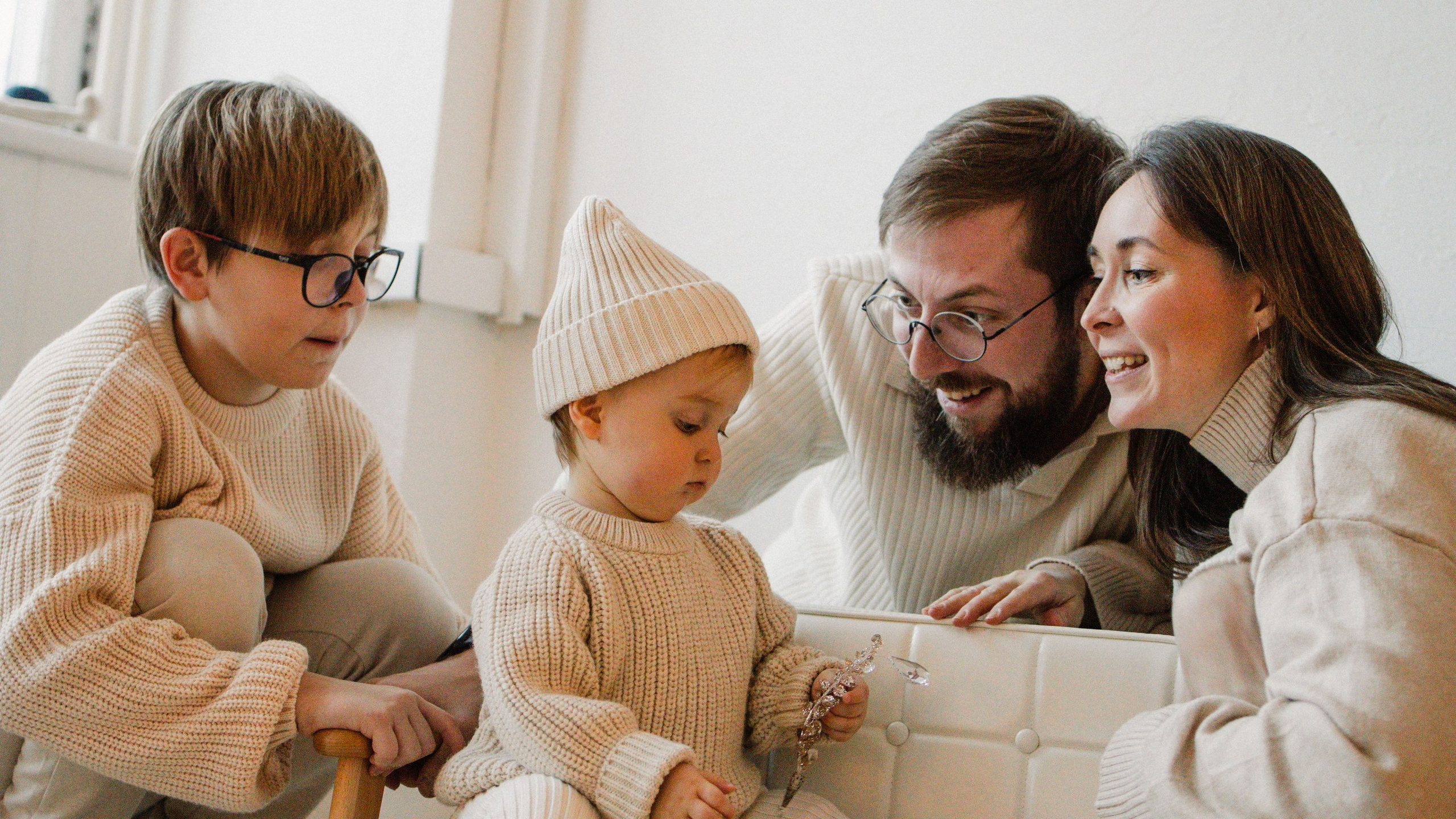 Новогодняя фотосъемка в студии