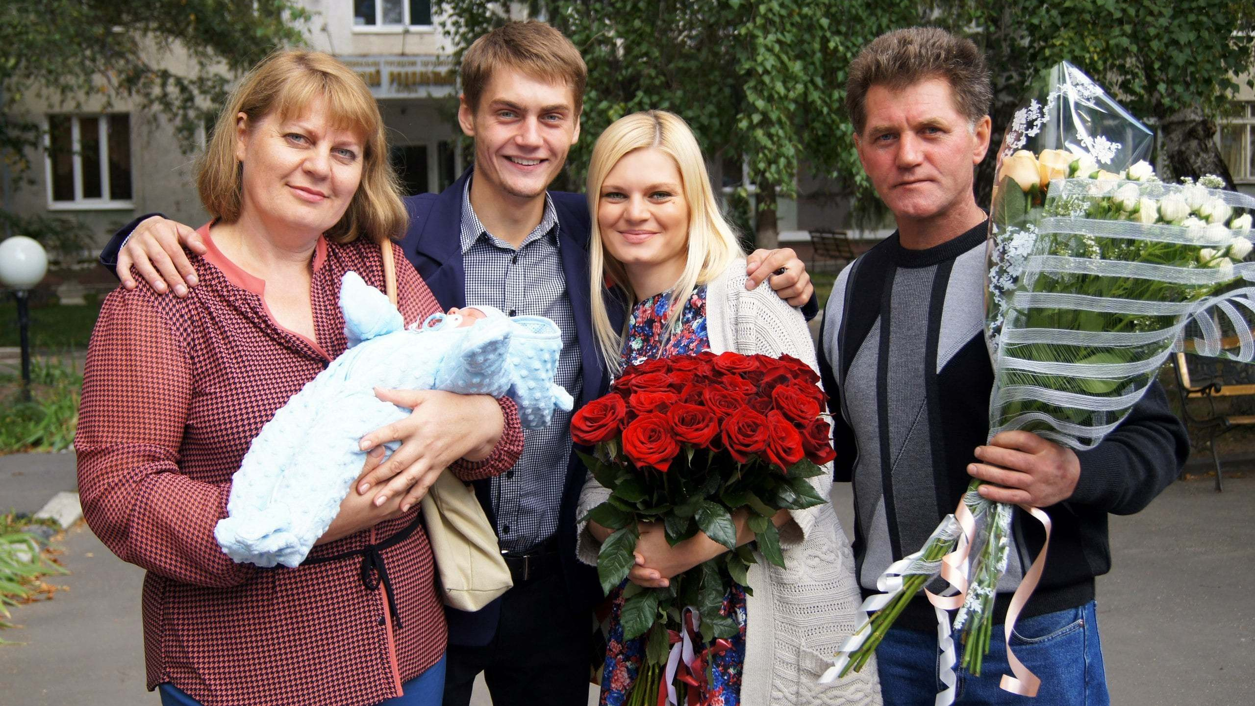 Видео выписки из роддома. Детская съемка в Белгороде