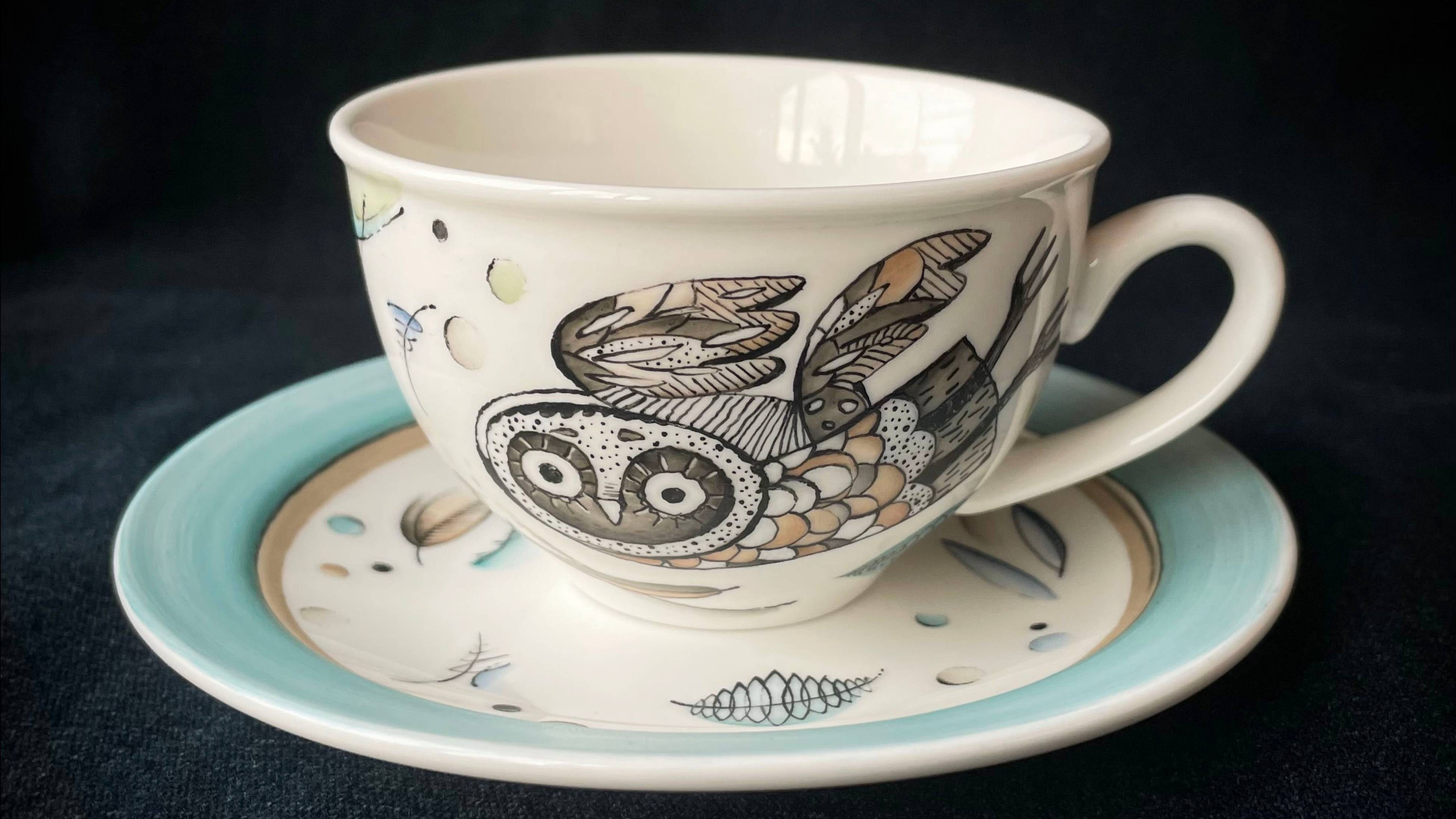 Авторский фарфор. Роспись фарфора в Санкт-Петербурге. Художник по фарфору в Санкт-Петербурге Писаревская Екатерина