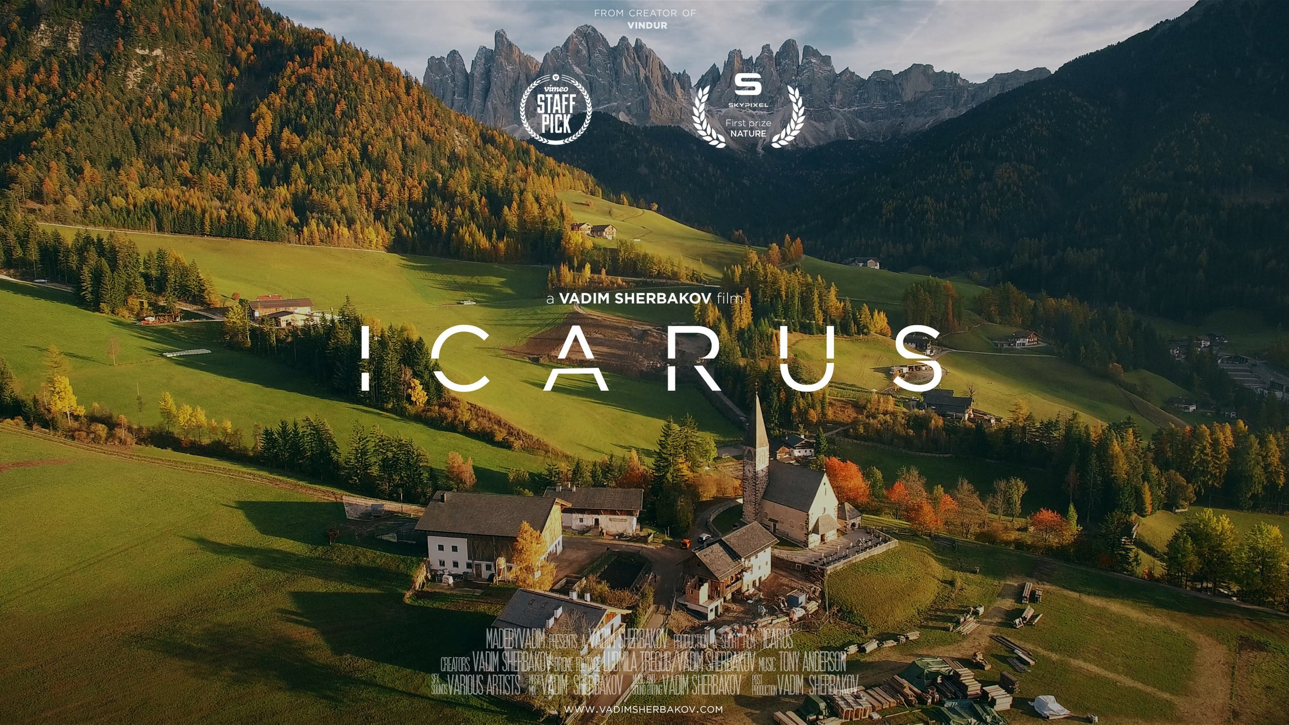 Icarus. Short films by Vadim Sherbakov