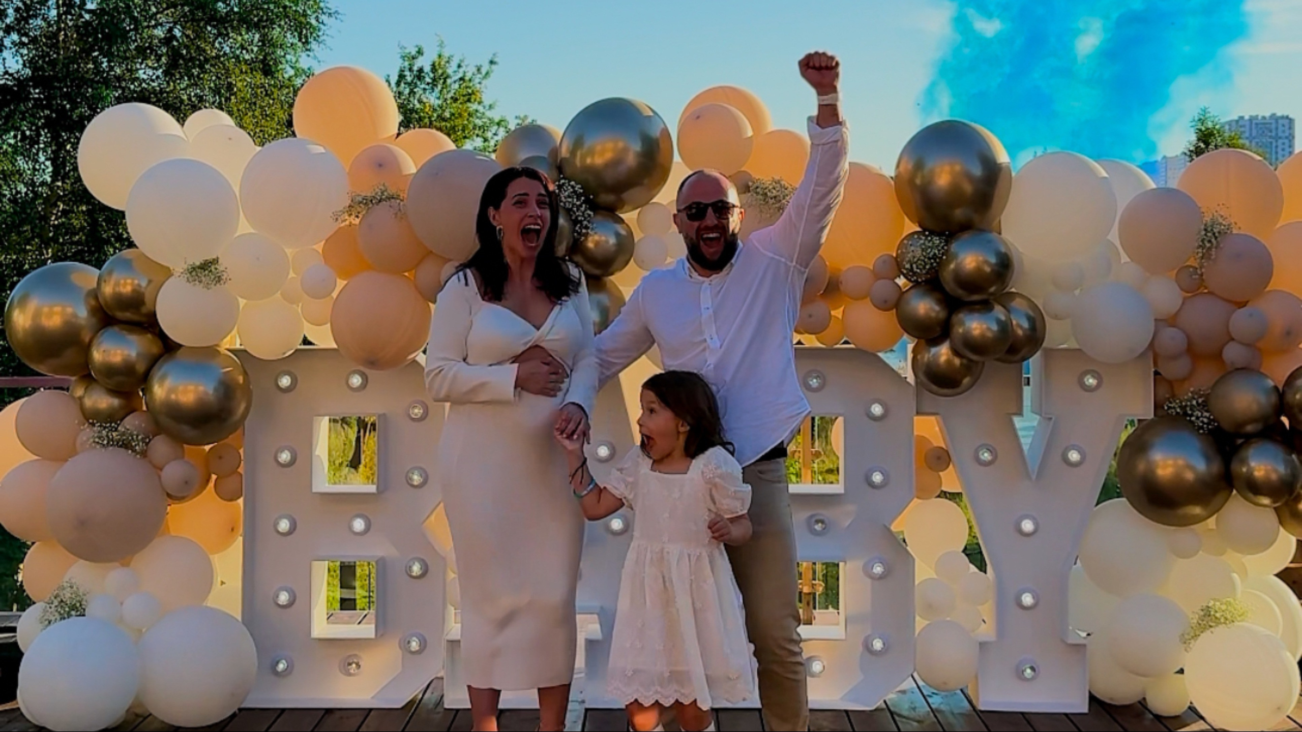 Гендер пати. Видеосъёмка Монтаж Контент Reels в СПБ