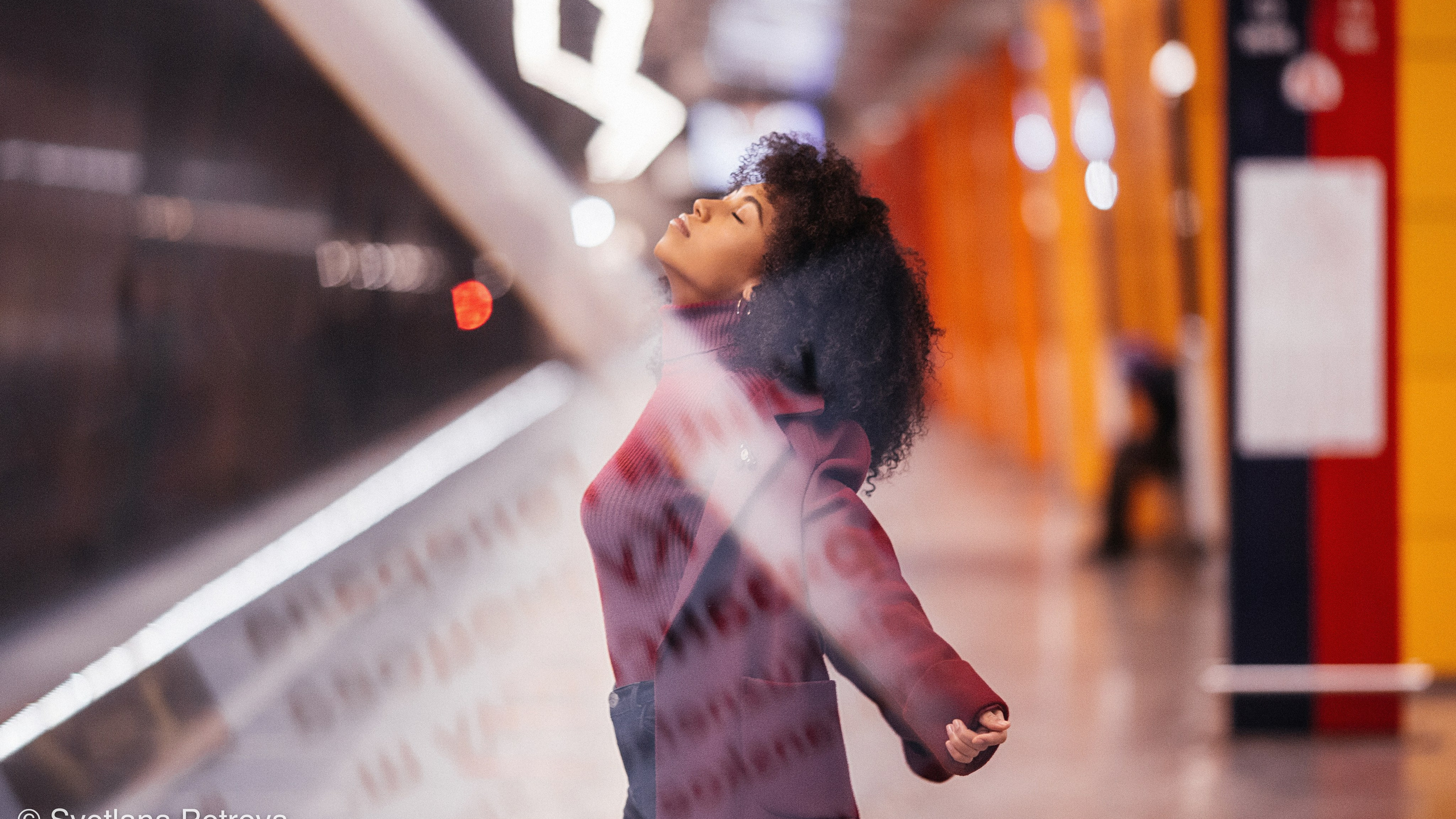 Индивидуальная съёмка в метро. Зима 2021