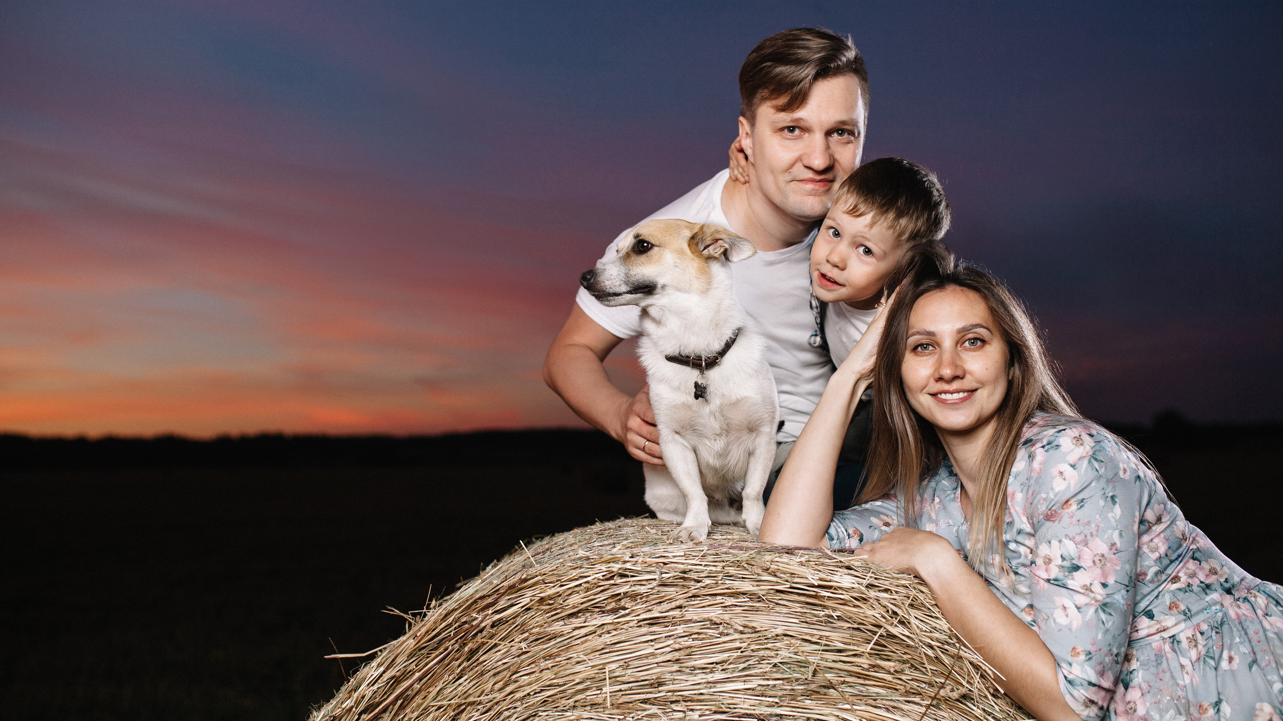 Маша, Саша, Глеб и Коржик + 1