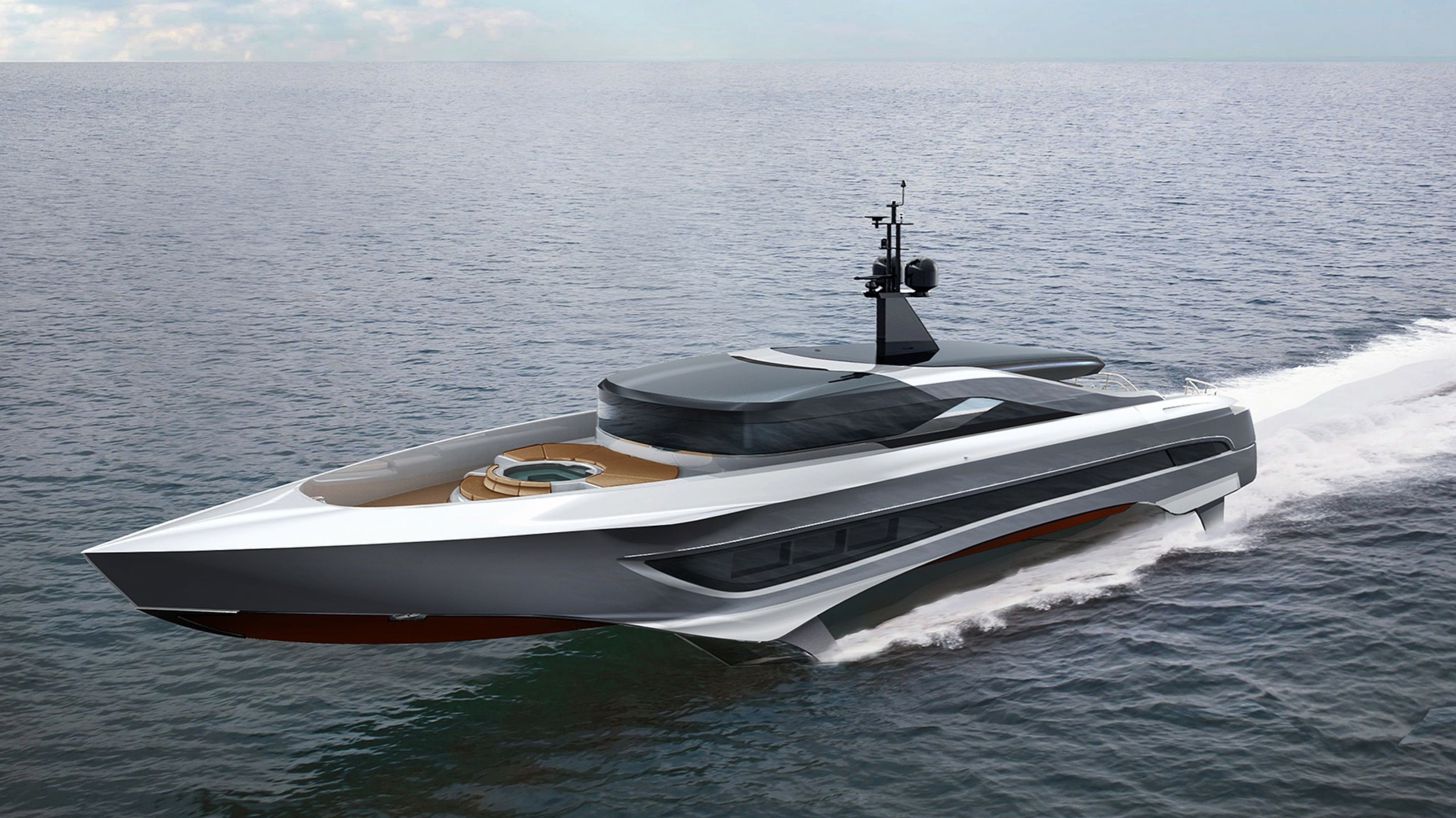 Rocket 37. Дизайн яхты на подводных крыльях