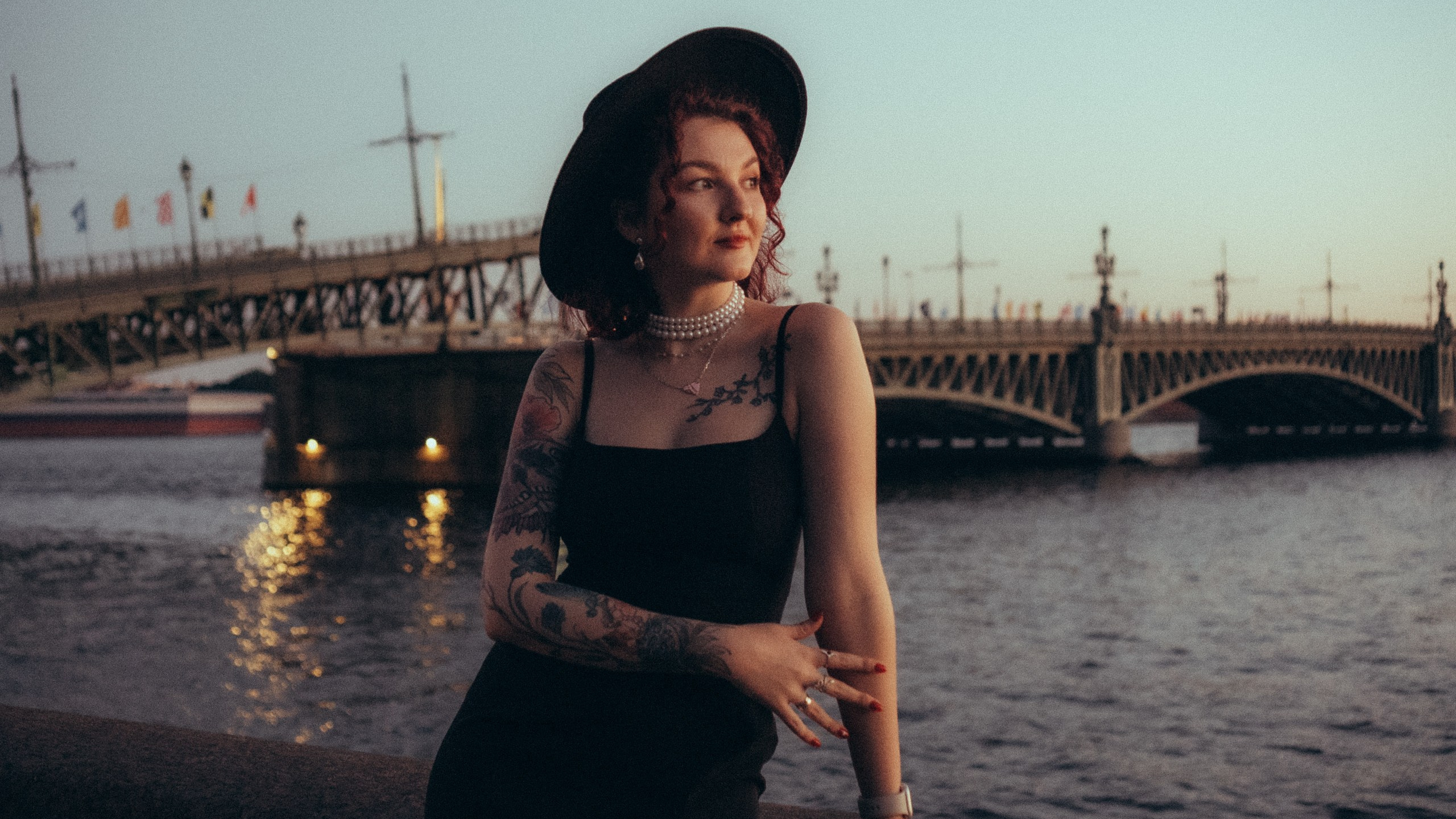 ночная прогулка по Питеру